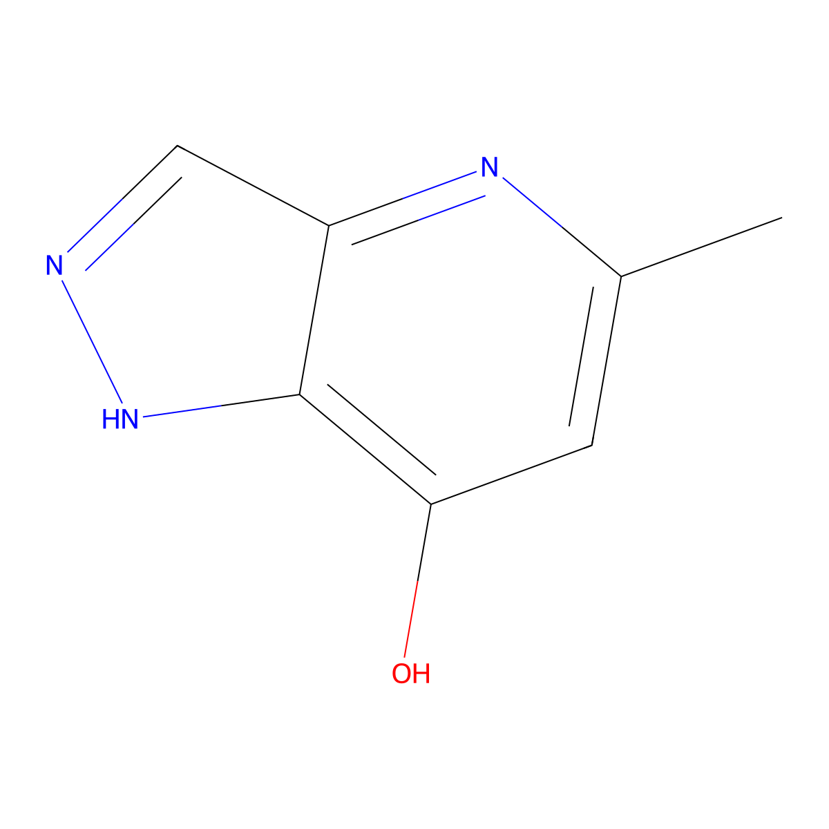 5-methyl-1H-pyrazolo[4,3-b]pyridin-7-ol molecular structure, CAS 268547-52-0