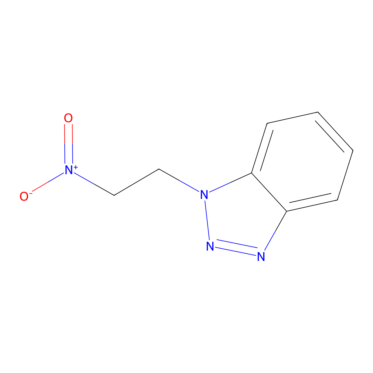 1-(2-Nitroethyl)benzotriazole molecular structure, CAS 26861-64-3