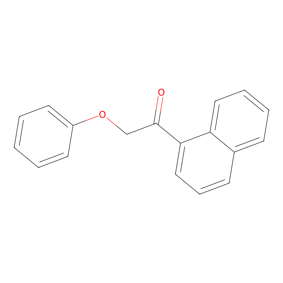 1-(1-Naphthalenyl)-2-phenoxyethanone molecular structure, CAS 26870-27-9