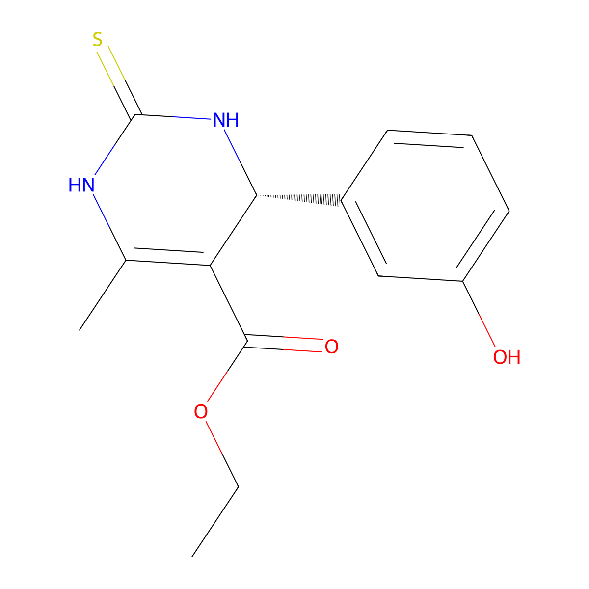 (R)-monastrol molecular structure, CAS 268739-54-4