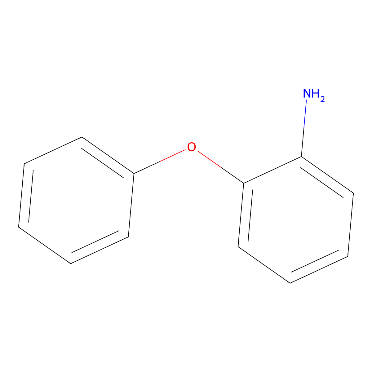Benzenamine, 2-phenoxy- molecular structure, CAS 2688-84-8