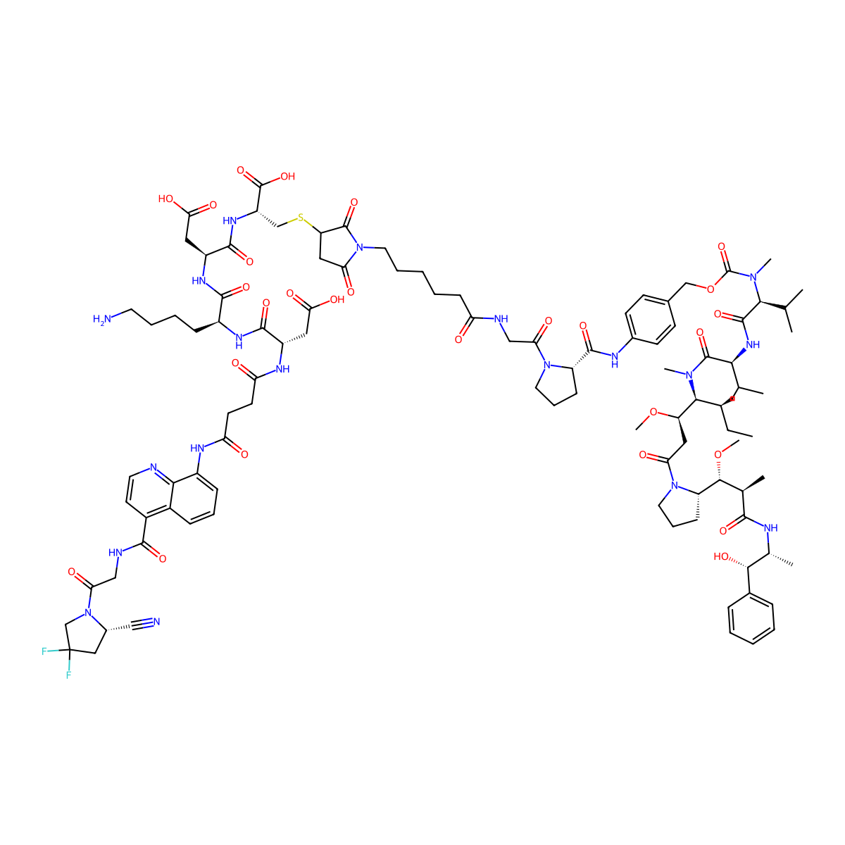 OncoFAP-GlyPro-MMAE molecular structure, CAS 2688118-55-8