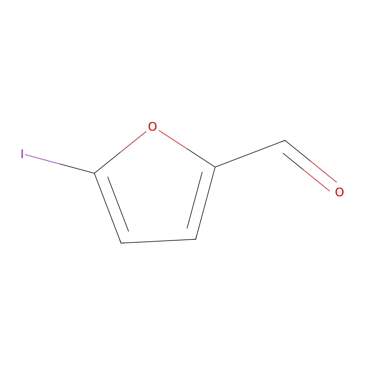5-Iodo-2-furaldehyde molecular structure, CAS 2689-65-8