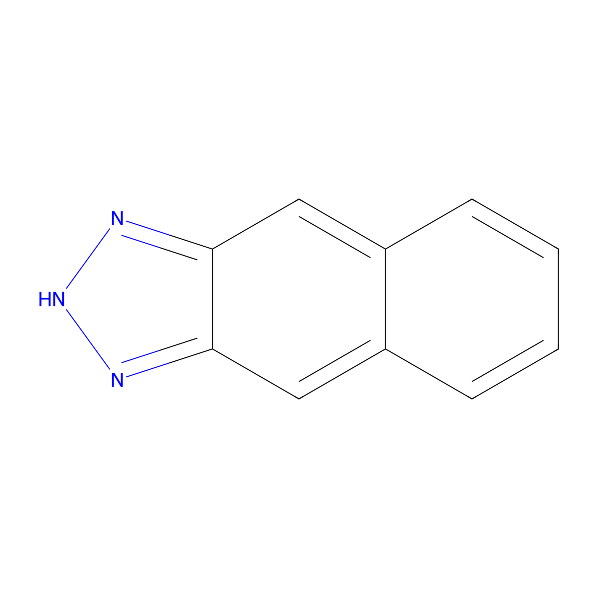 1H-naphtho(2,3-d)triazole molecular structure, CAS 269-12-5