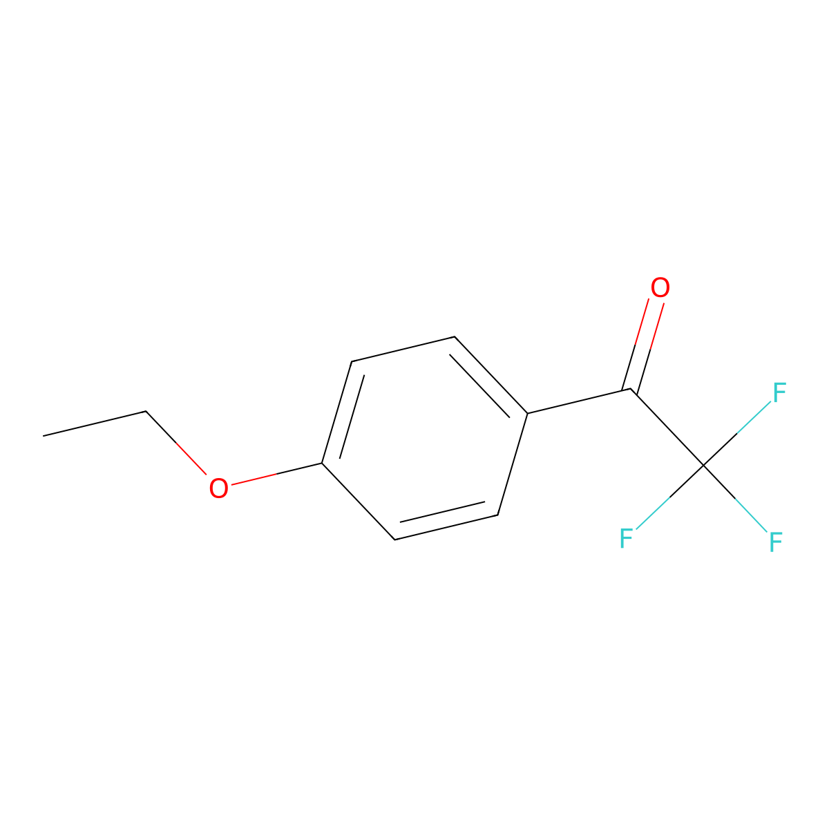 1-(4-Ethoxyphenyl)-2,2,2-trifluoroethan-1-one molecular structure, CAS 26902-76-1