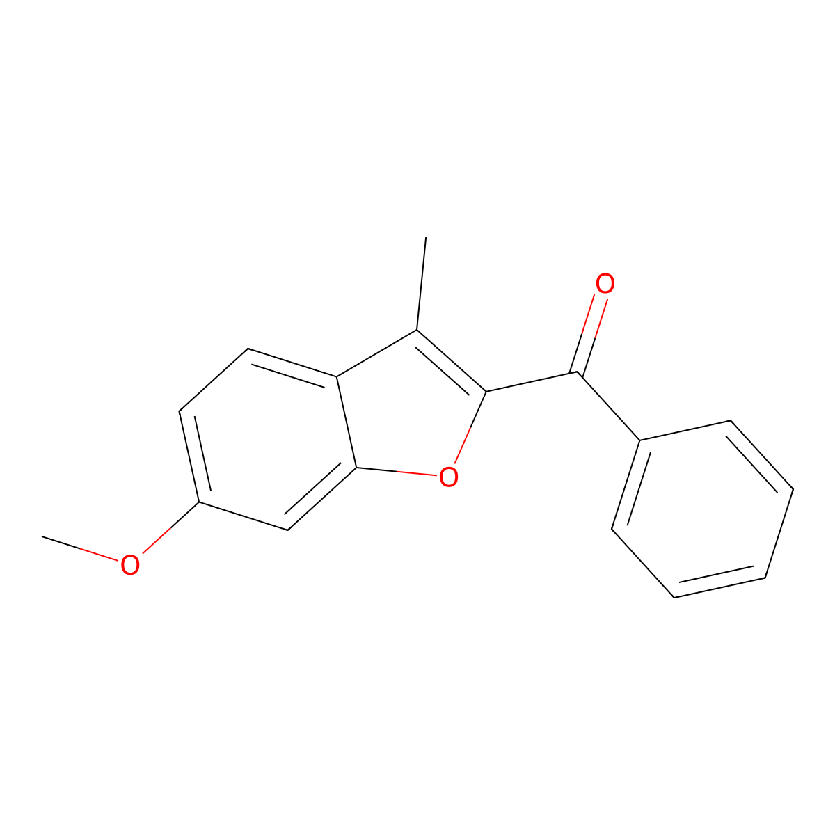 (6-Methoxy-3-methyl-2-benzofuranyl)phenylmethanone molecular structure, CAS 269075-46-9