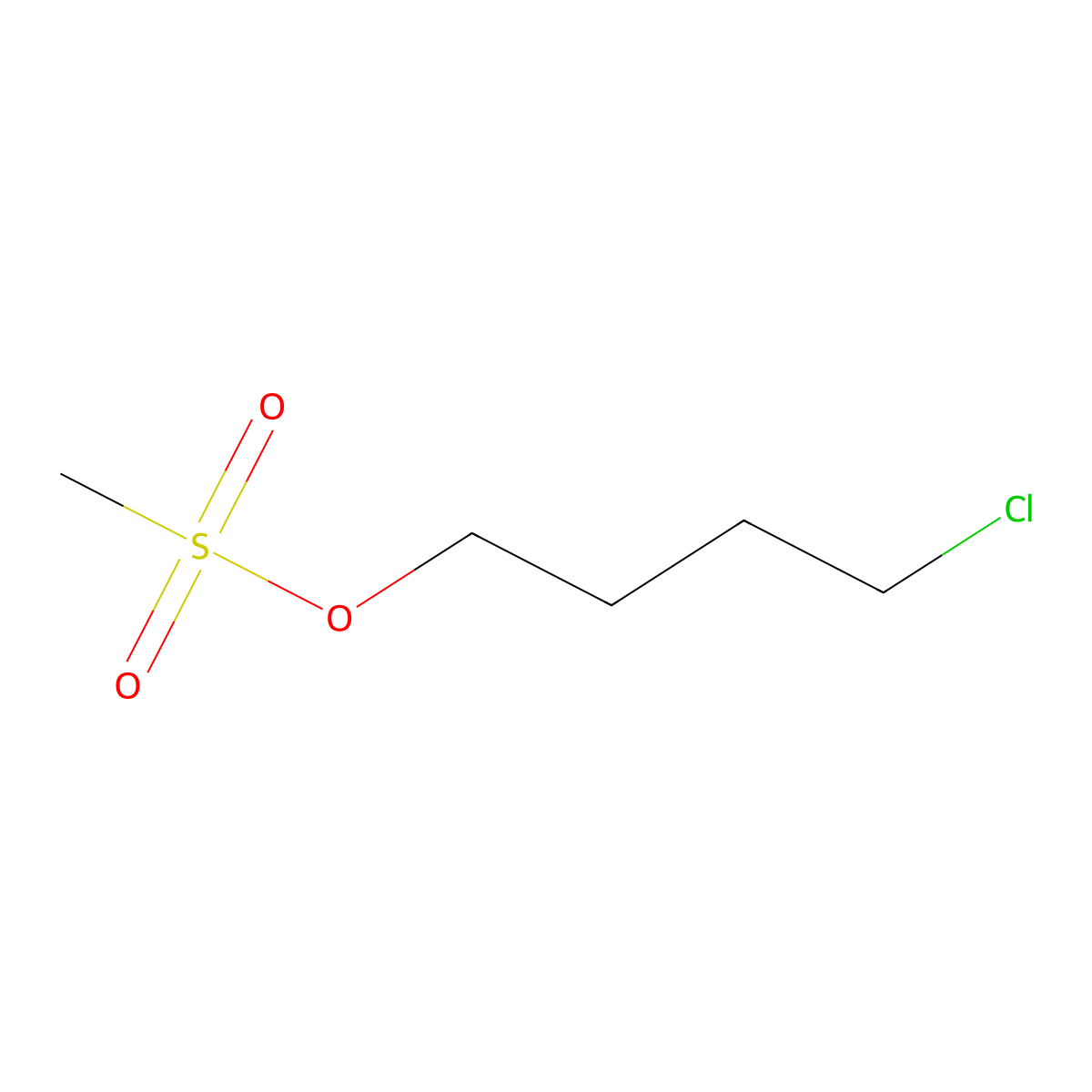 1-Butanol, 4-chloro-, 1-methanesulfonate molecular structure, CAS 26910-61-2