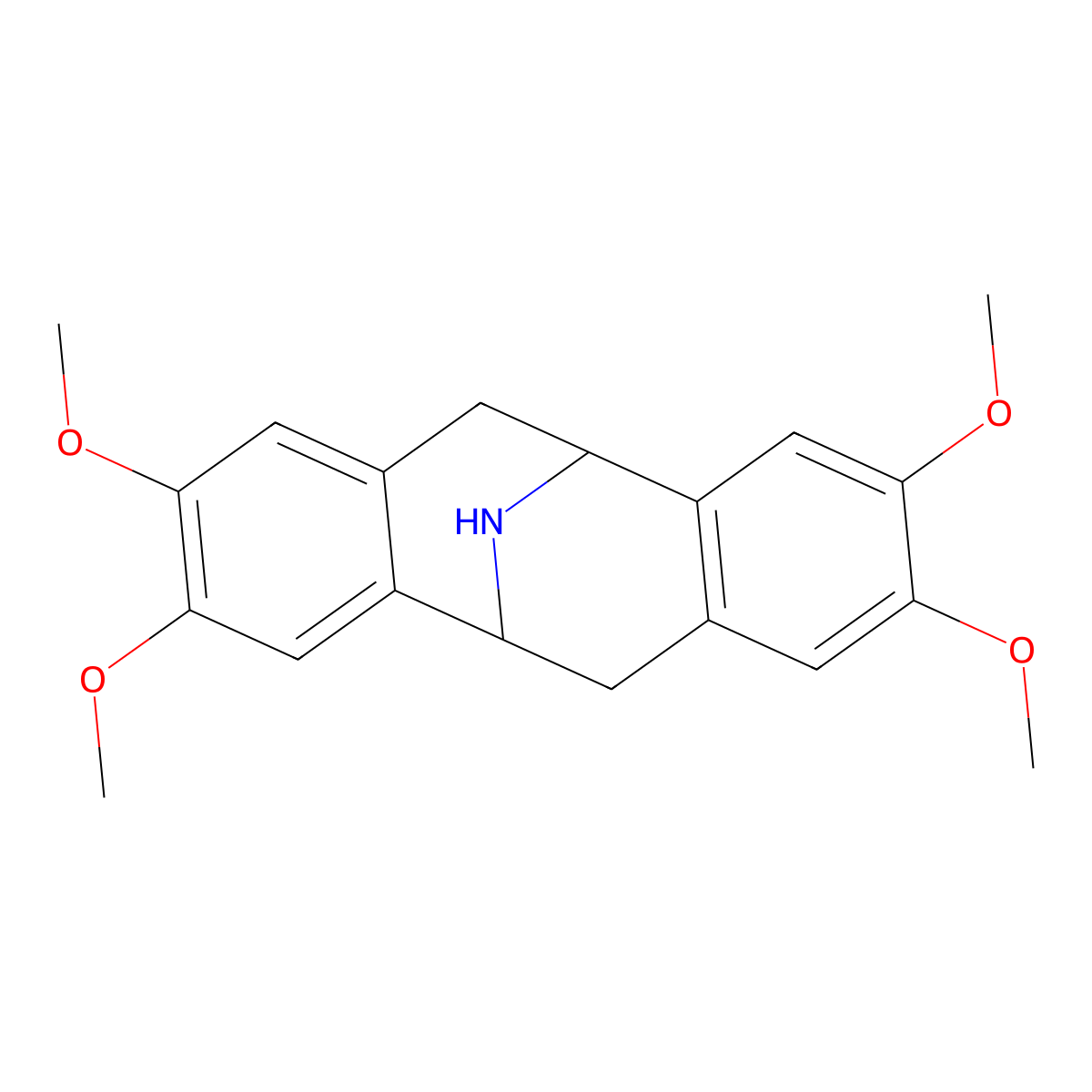 (+-)-Pavine molecular structure, CAS 26919-05-1