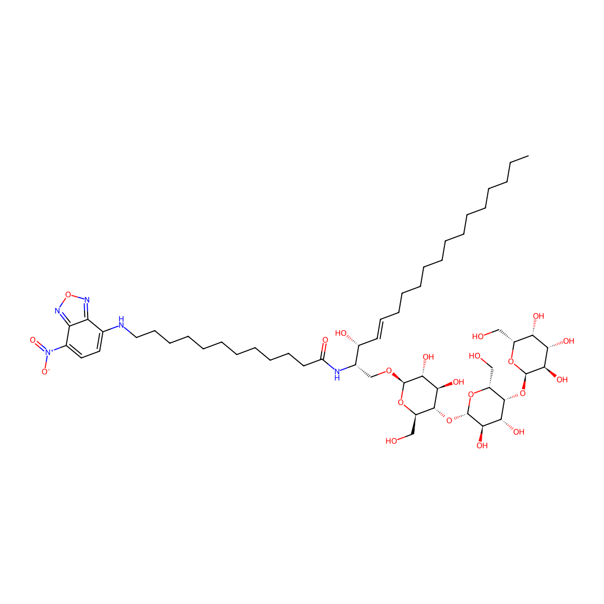 C12 NBD Globotriaosylceramide molecular structure, CAS 2692623-26-8