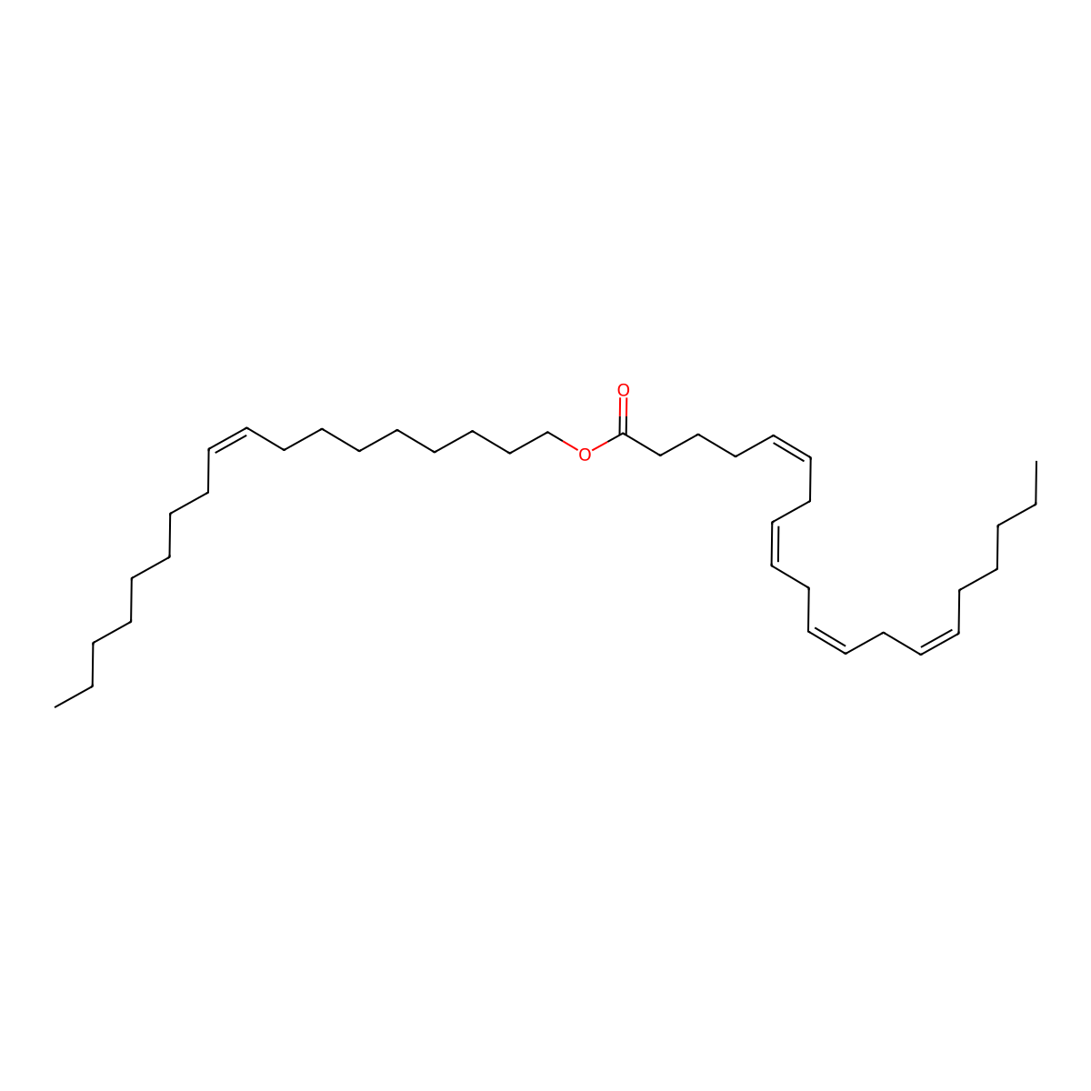 Oleyl arachidonate molecular structure, CAS 2692623-72-4