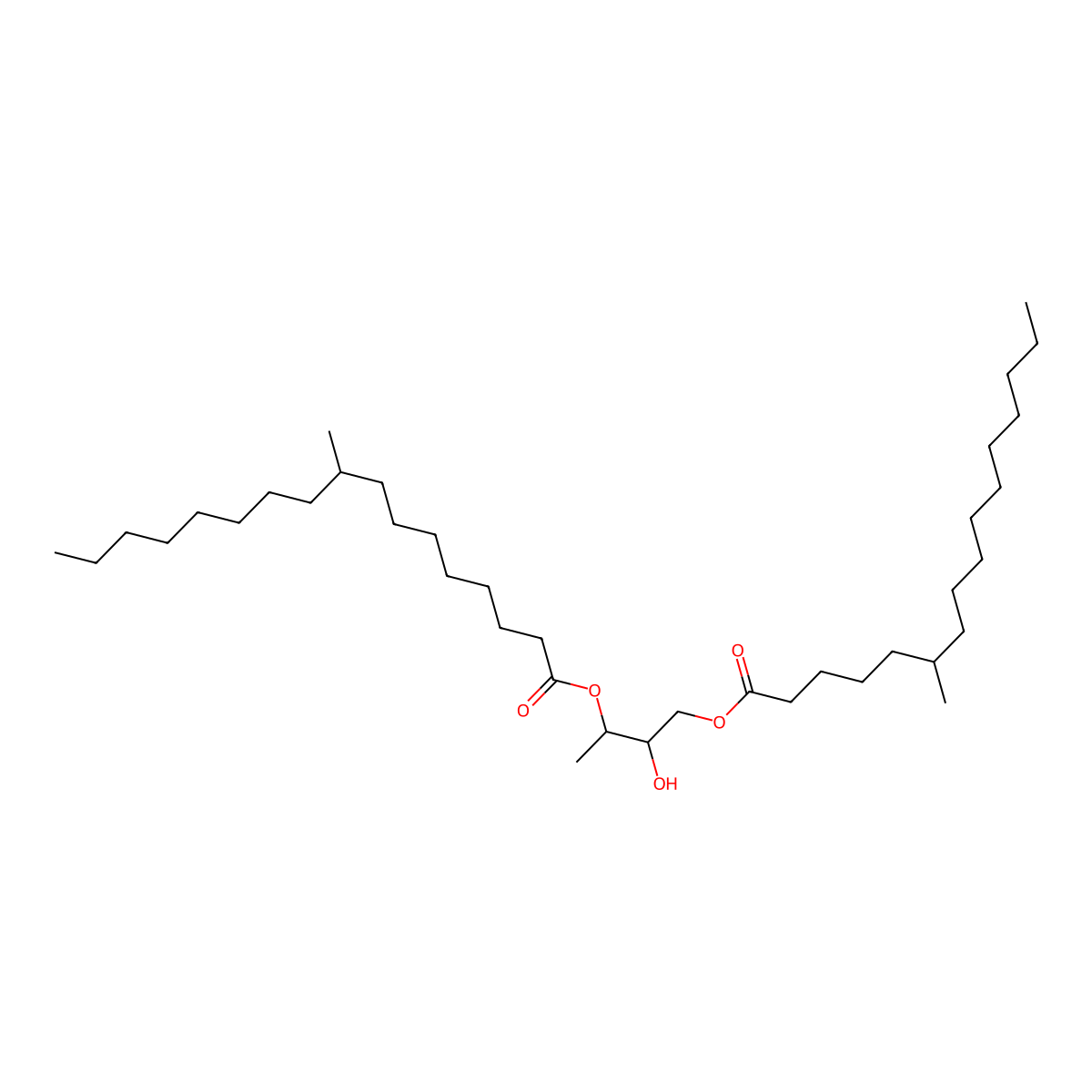 1,3-Dipalmitin-D62 molecular structure, CAS 2692624-34-1