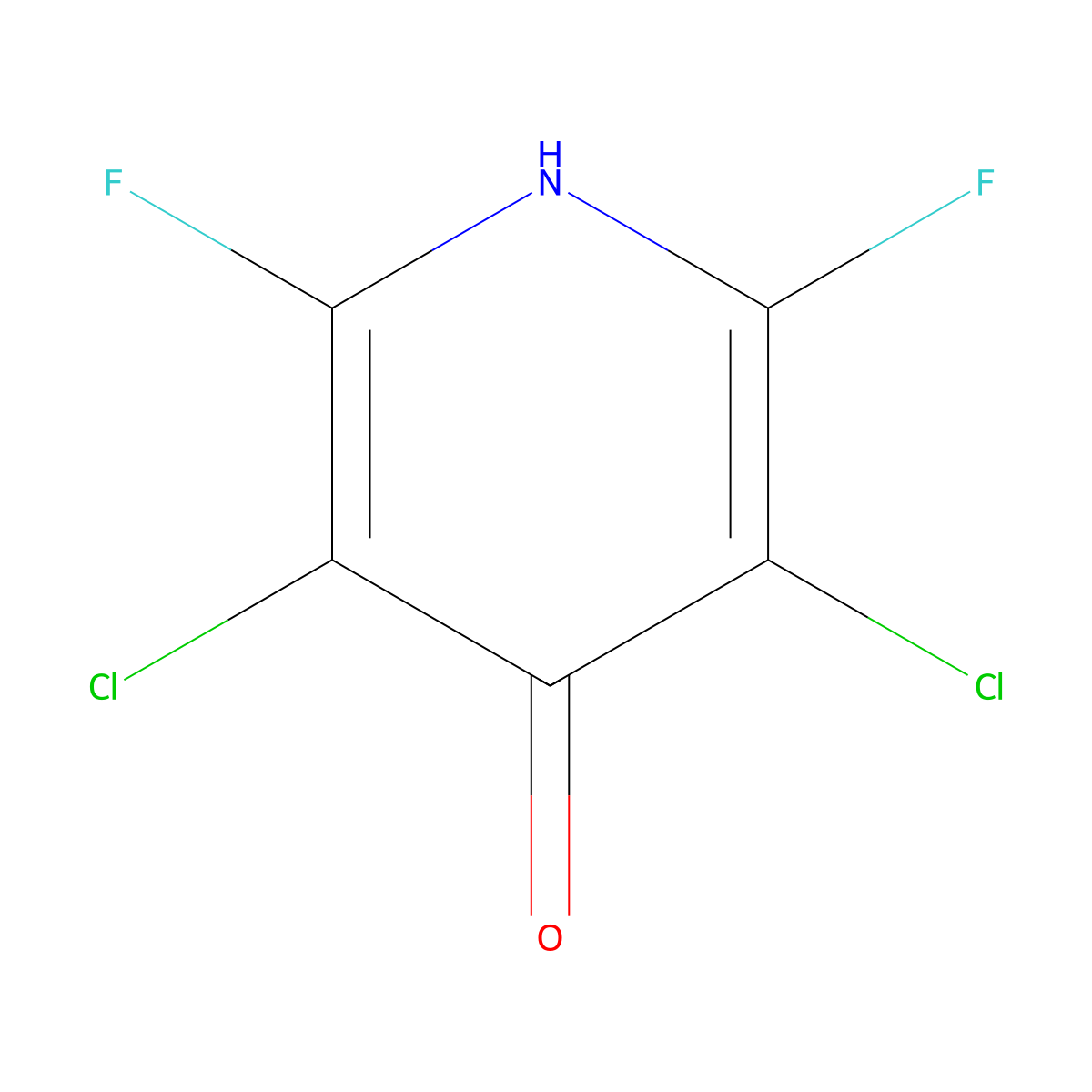 Haloxydine molecular structure, CAS 2693-61-0