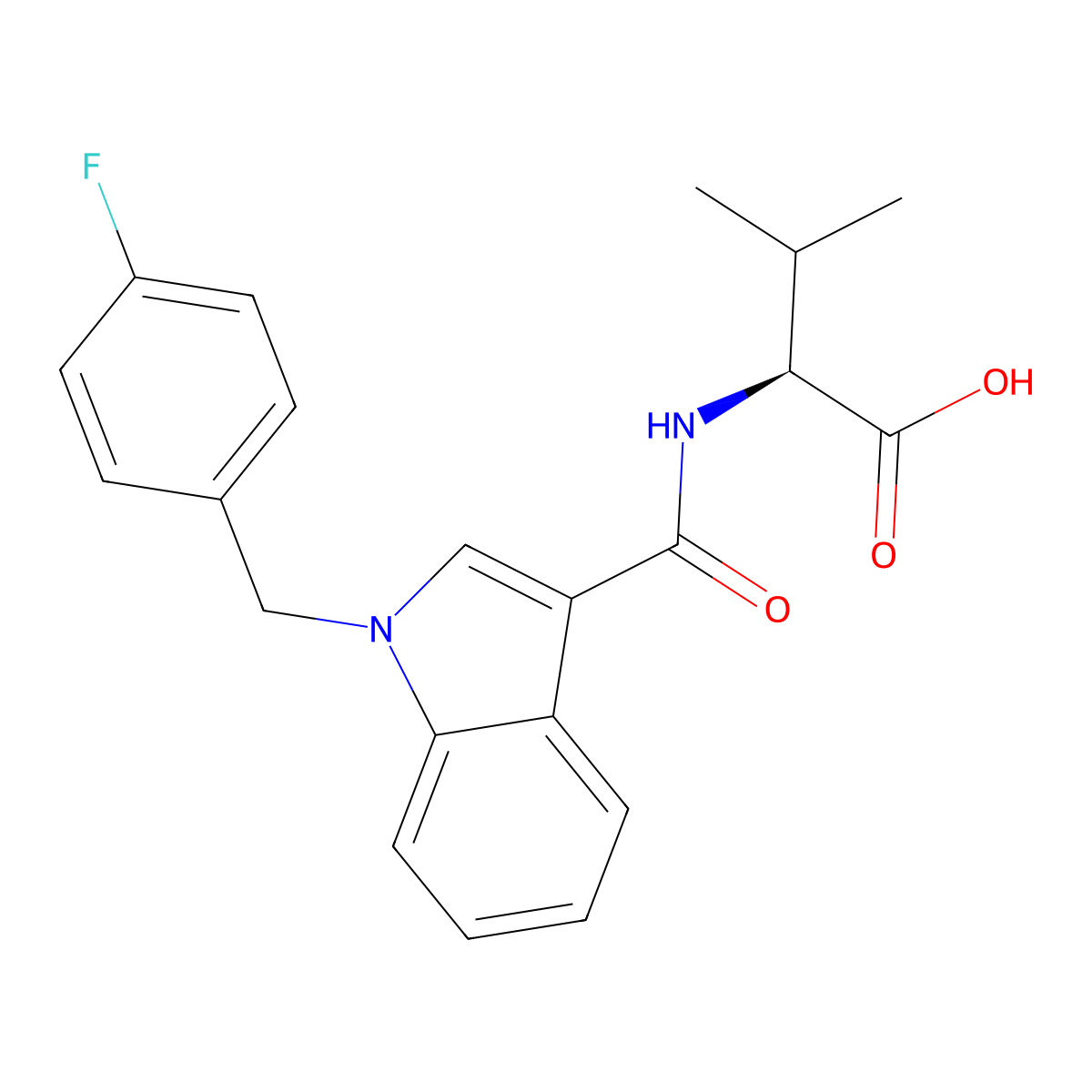 MMB-FUBICA metabolite 3 molecular structure, CAS 2693397-44-1