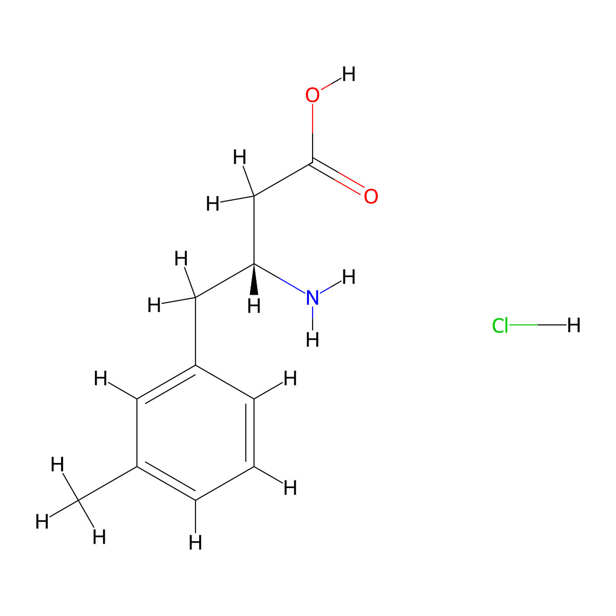 (R)-3-Amino-4-(m-tolyl)butanoic acid hydrochloride molecular structure, CAS 269398-82-5