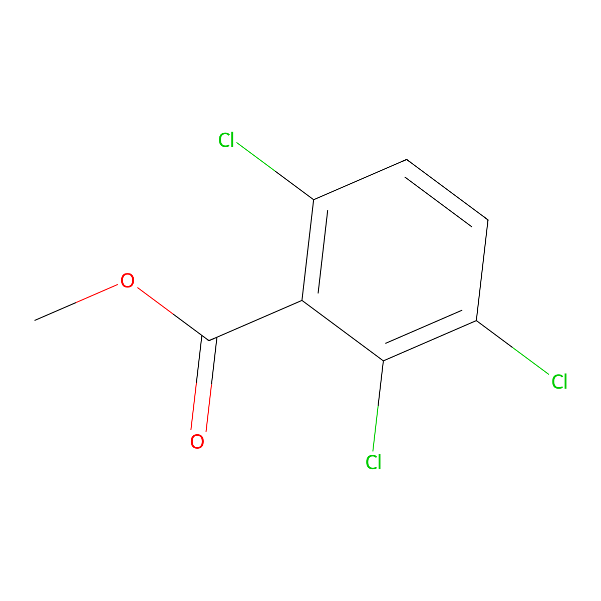 Methyl 2,3,6-trichlorobenzoate molecular structure, CAS 2694-06-6