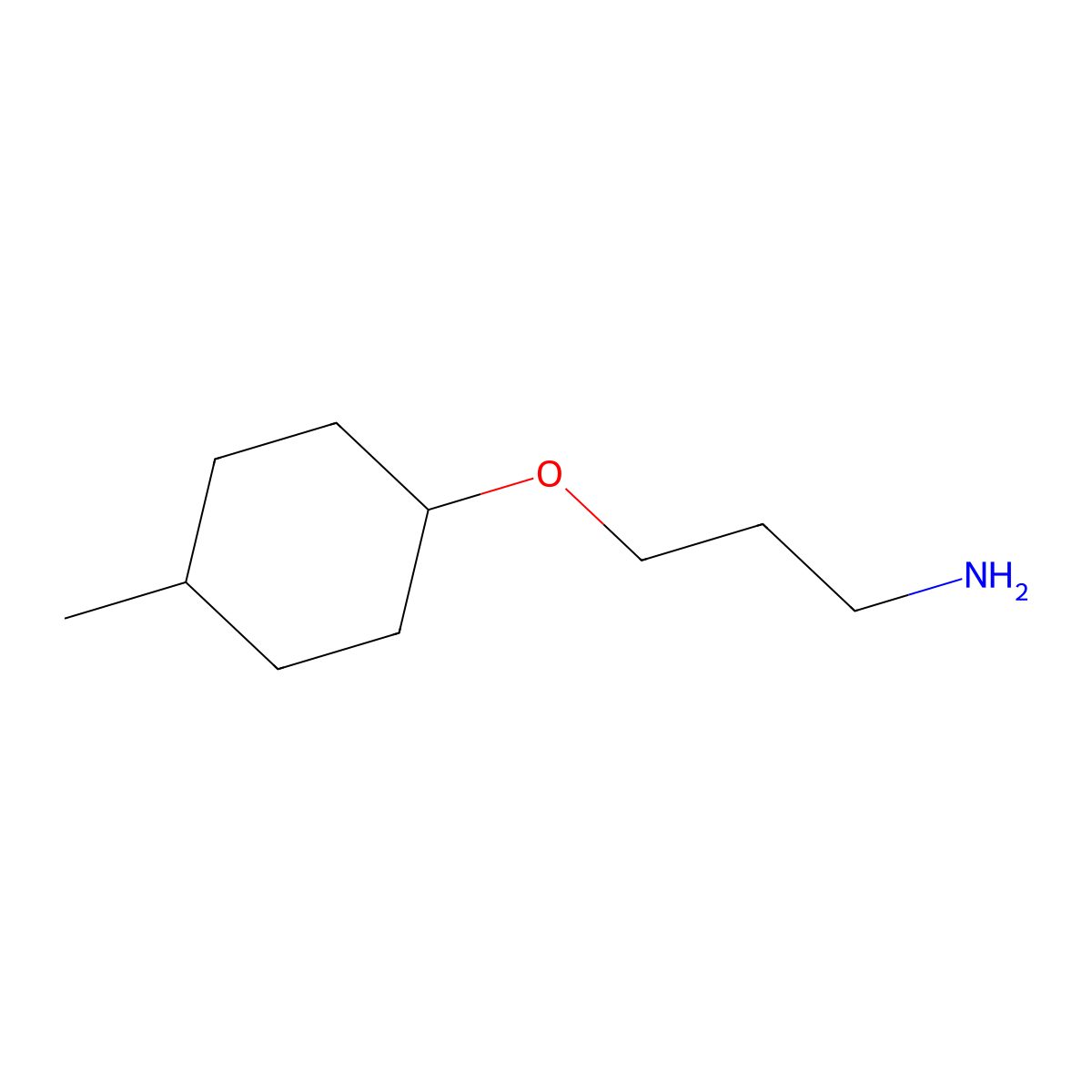 3-[(4-Methylcyclohexyl)oxy]propan-1-amine molecular structure, CAS 2694-13-5