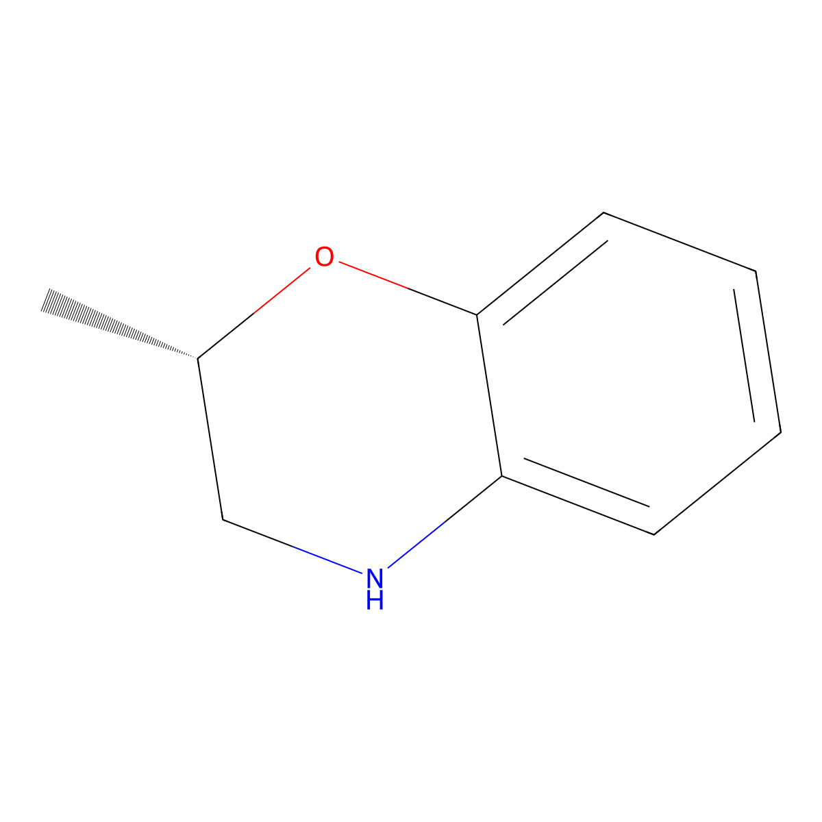 (2S)-2-methyl-3,4-dihydro-2H-1,4-benzoxazine molecular structure, CAS 2694056-67-0