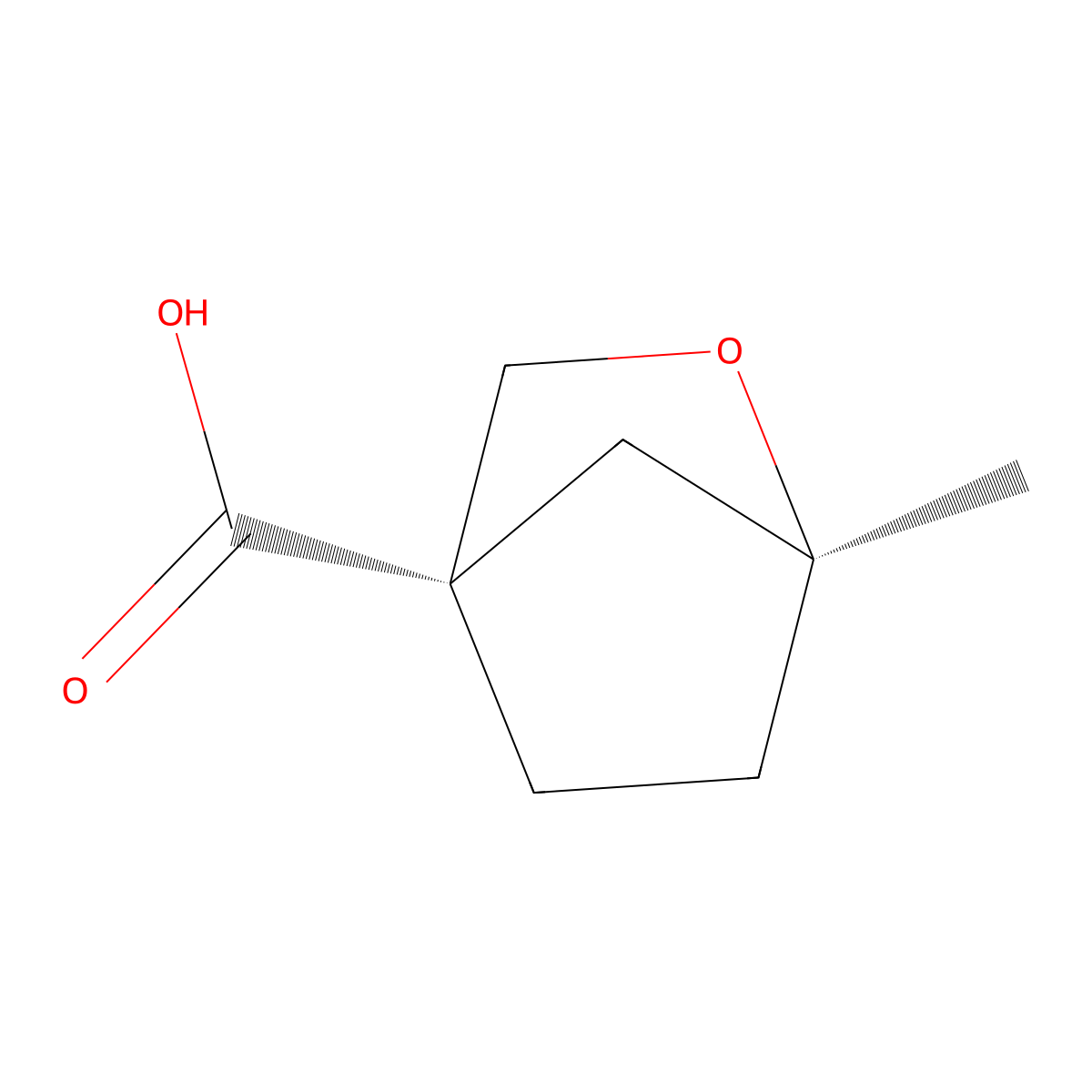 (1S,4S)-1-methyl-2-oxabicyclo[2.2.1]heptane-4-carboxylic acid molecular structure, CAS 2694056-79-4