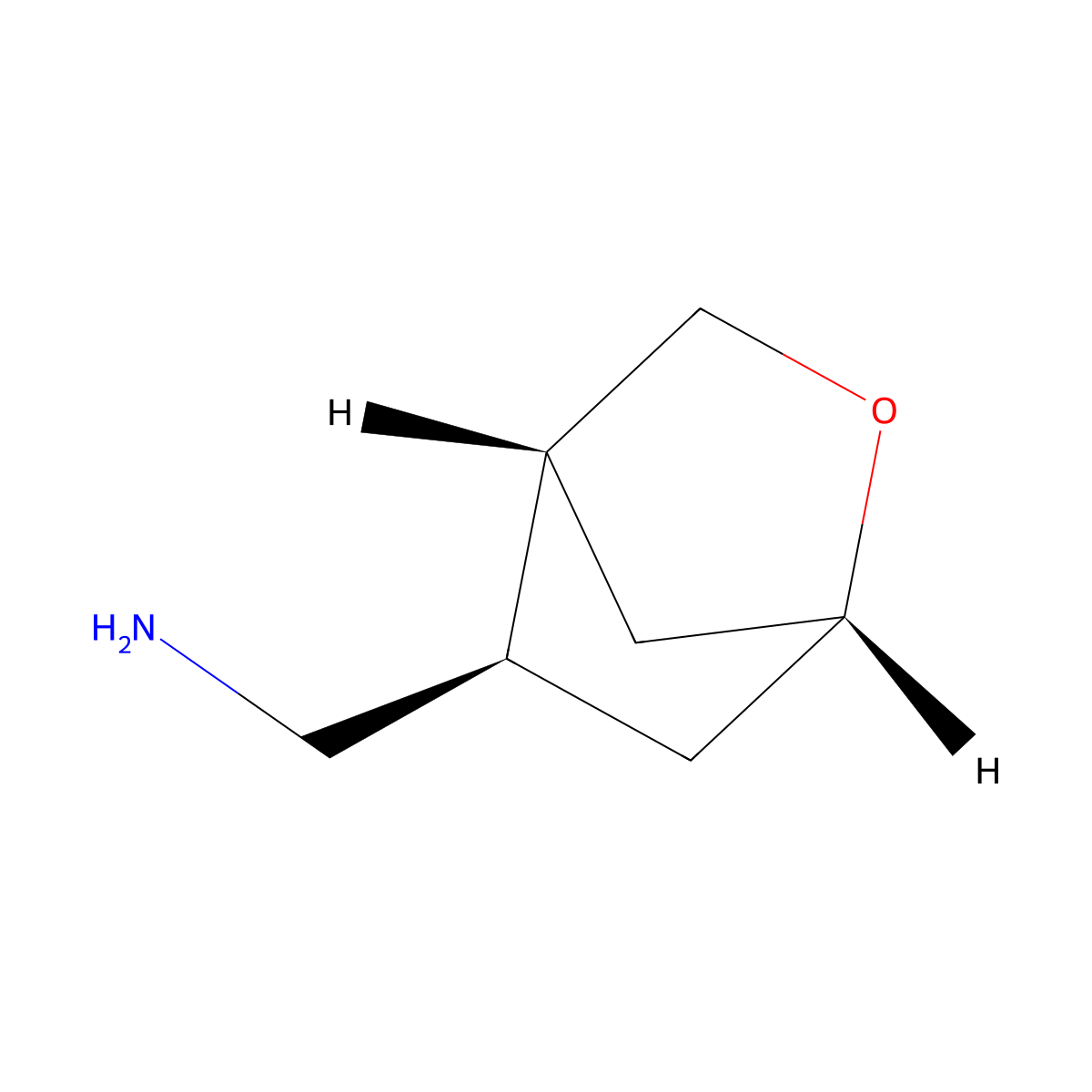 rac-1-[(1R,4R,5R)-2-oxabicyclo[2.2.1]heptan-5-yl]methanamine molecular structure, CAS 2694056-98-7