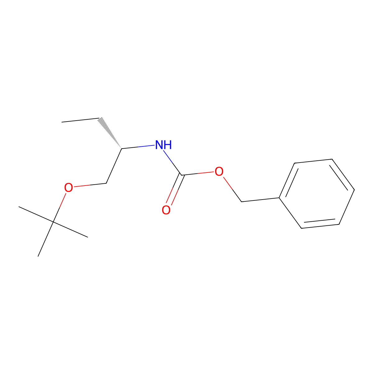 benzyl N-[(2S)-1-(tert-butoxy)butan-2-yl]carbamate molecular structure, CAS 2694057-74-2