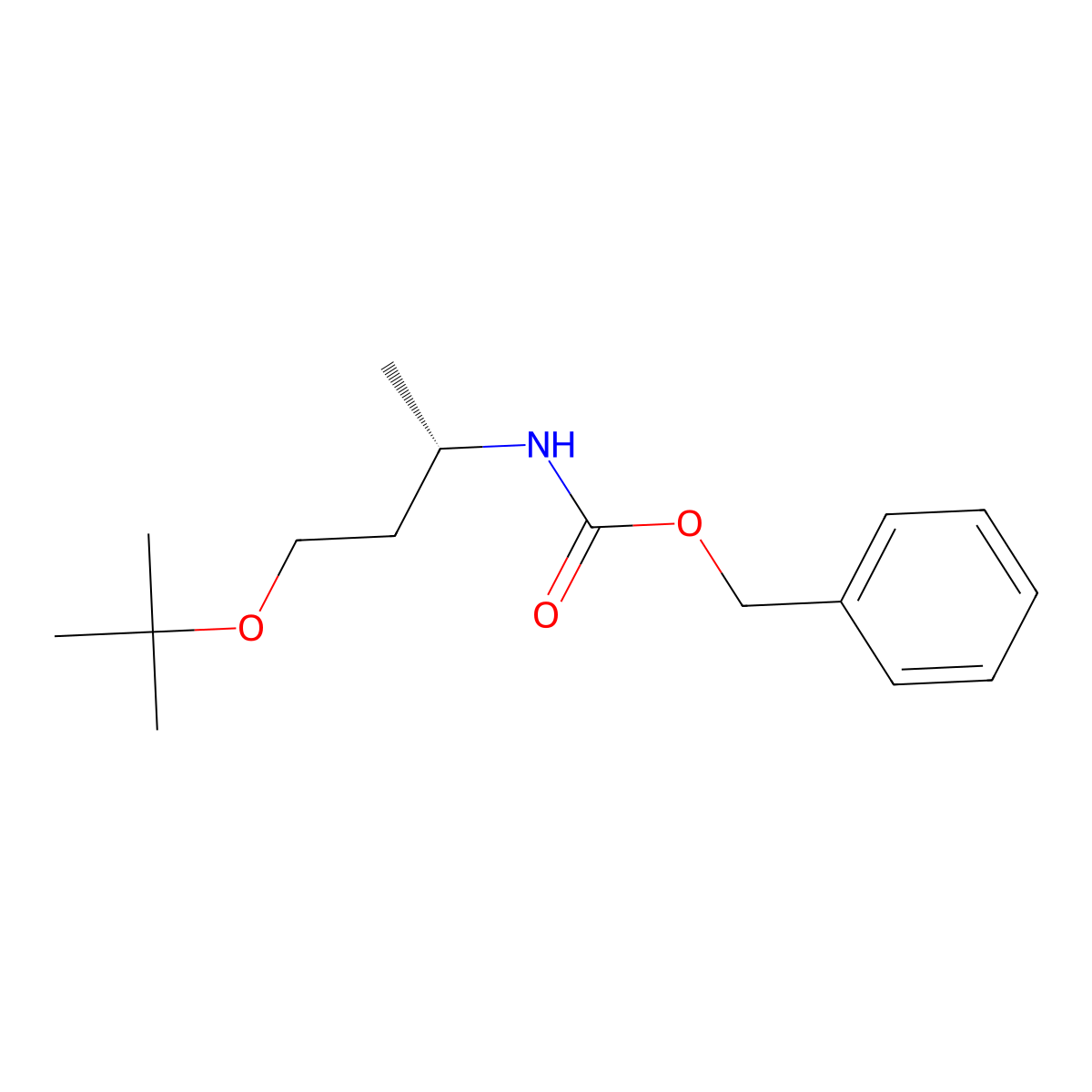 benzyl N-[(2S)-4-(tert-butoxy)butan-2-yl]carbamate molecular structure, CAS 2694058-05-2