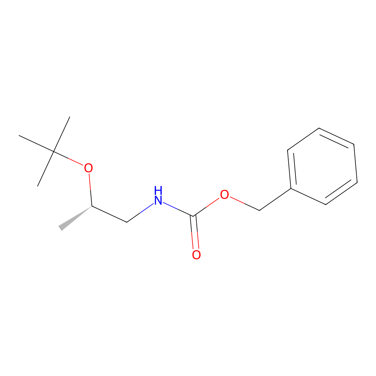 benzyl N-[(2S)-2-(tert-butoxy)propyl]carbamate molecular structure, CAS 2694058-06-3