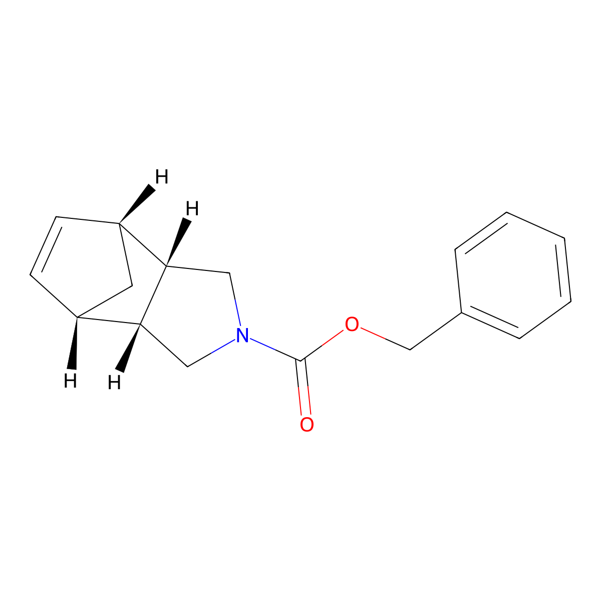 benzyl (1R,2S,6R,7S)-4-azatricyclo[5.2.1.0,2,6]dec-8-ene-4-carboxylate molecular structure, CAS 2694058-31-4