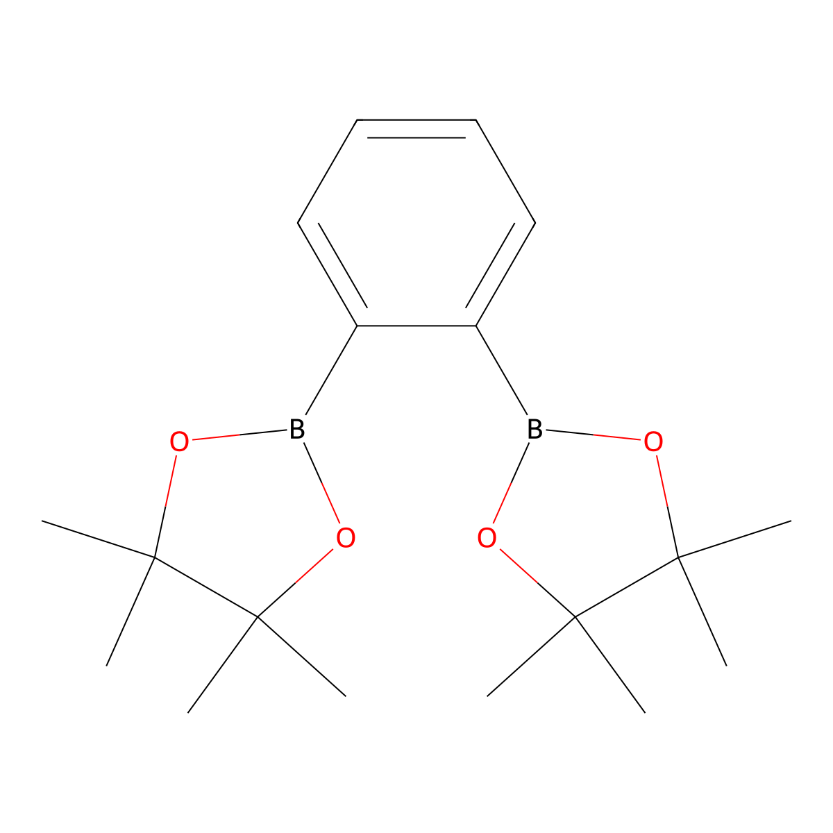 2,2'-(1,2-Phenylene)bis[4,4,5,5-tetramethyl-1,3,2-dioxaborolane] molecular structure, CAS 269410-07-3