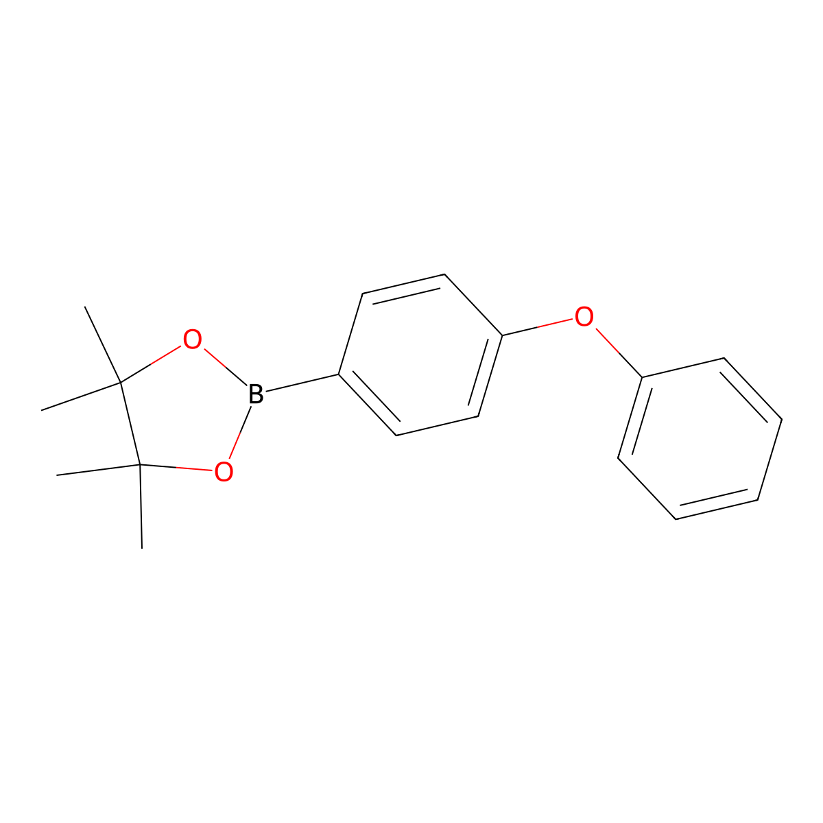 4,4,5,5-Tetramethyl-2-(4-phenoxyphenyl)-1,3,2-dioxaborolane molecular structure, CAS 269410-26-6