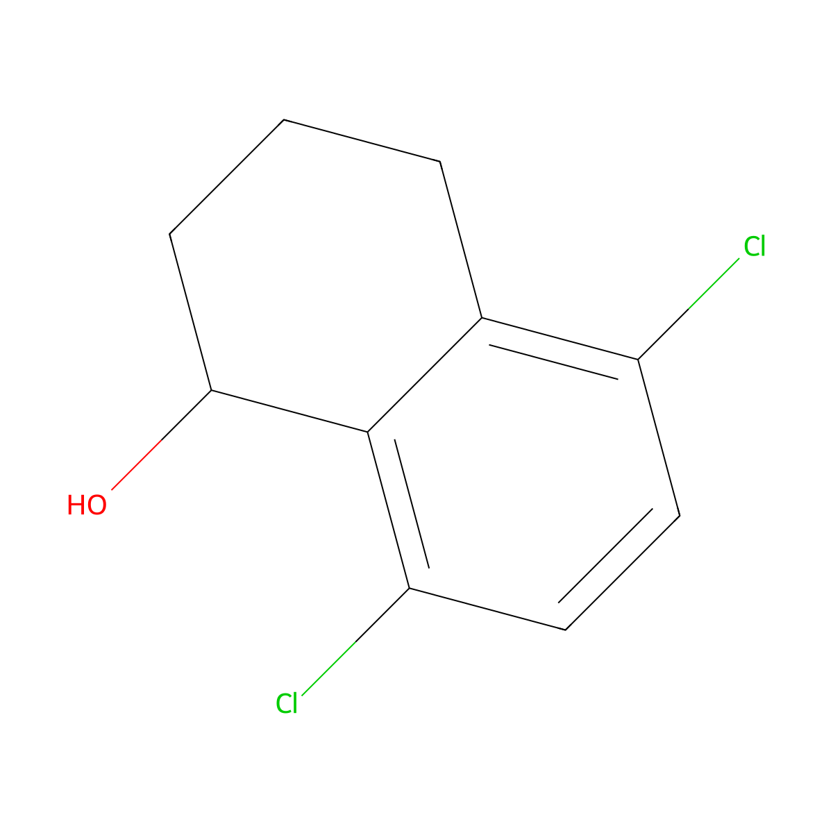 5,8-Dichloro-1,2,3,4-tetrahydronaphthalen-1-ol molecular structure, CAS 269412-45-5