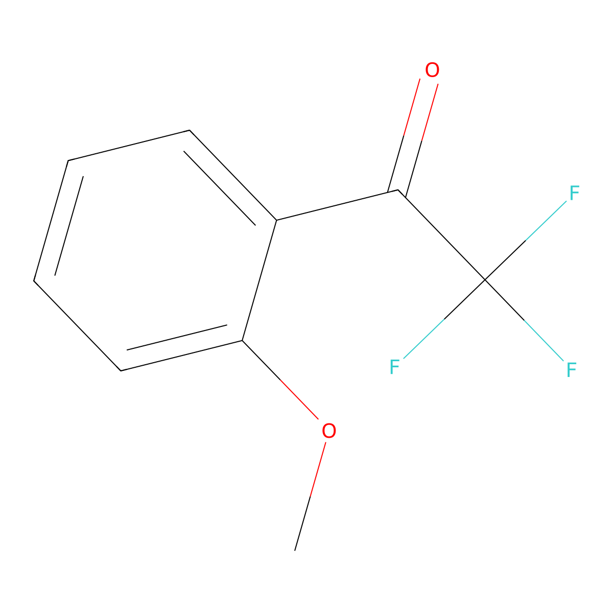 2,2,2-Trifluoro-1-(2-methoxyphenyl)ethanone molecular structure, CAS 26944-43-4