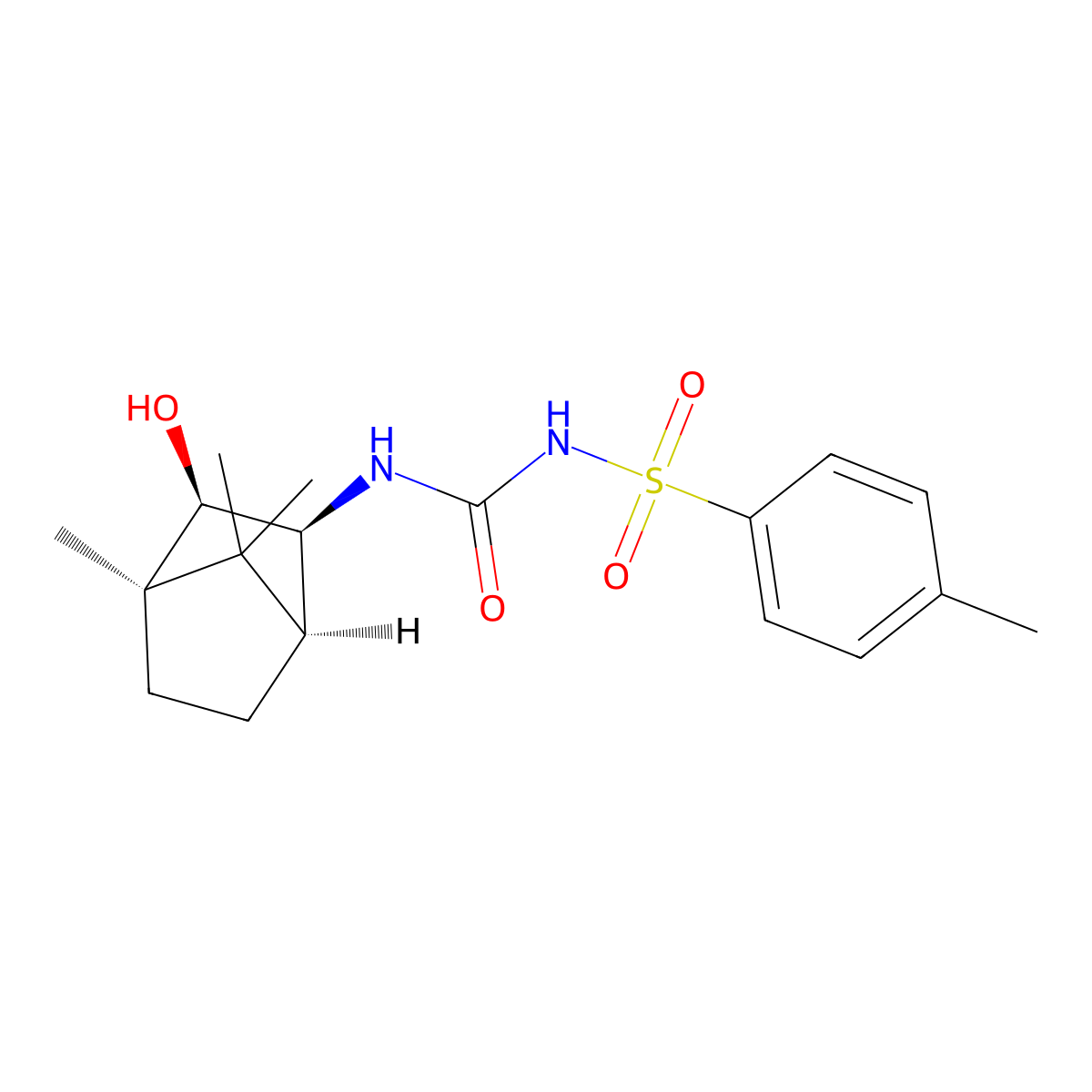 Glibornuride molecular structure, CAS 26944-48-9