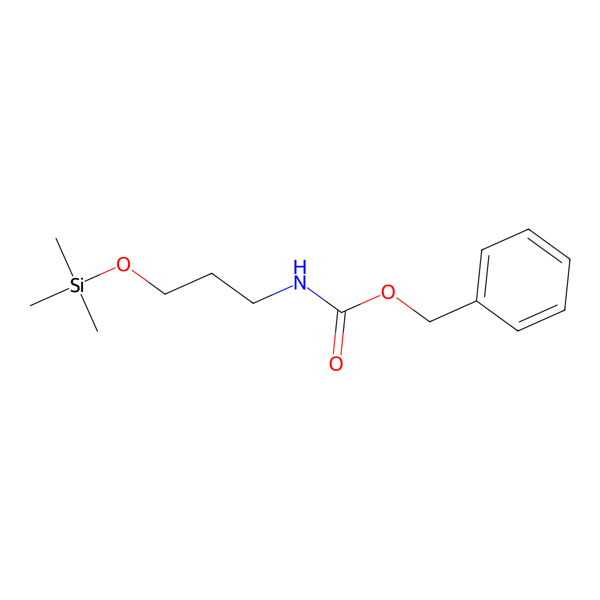 benzyl N-{3-[(trimethylsilyl)oxy]propyl}carbamate molecular structure, CAS 2694722-02-4