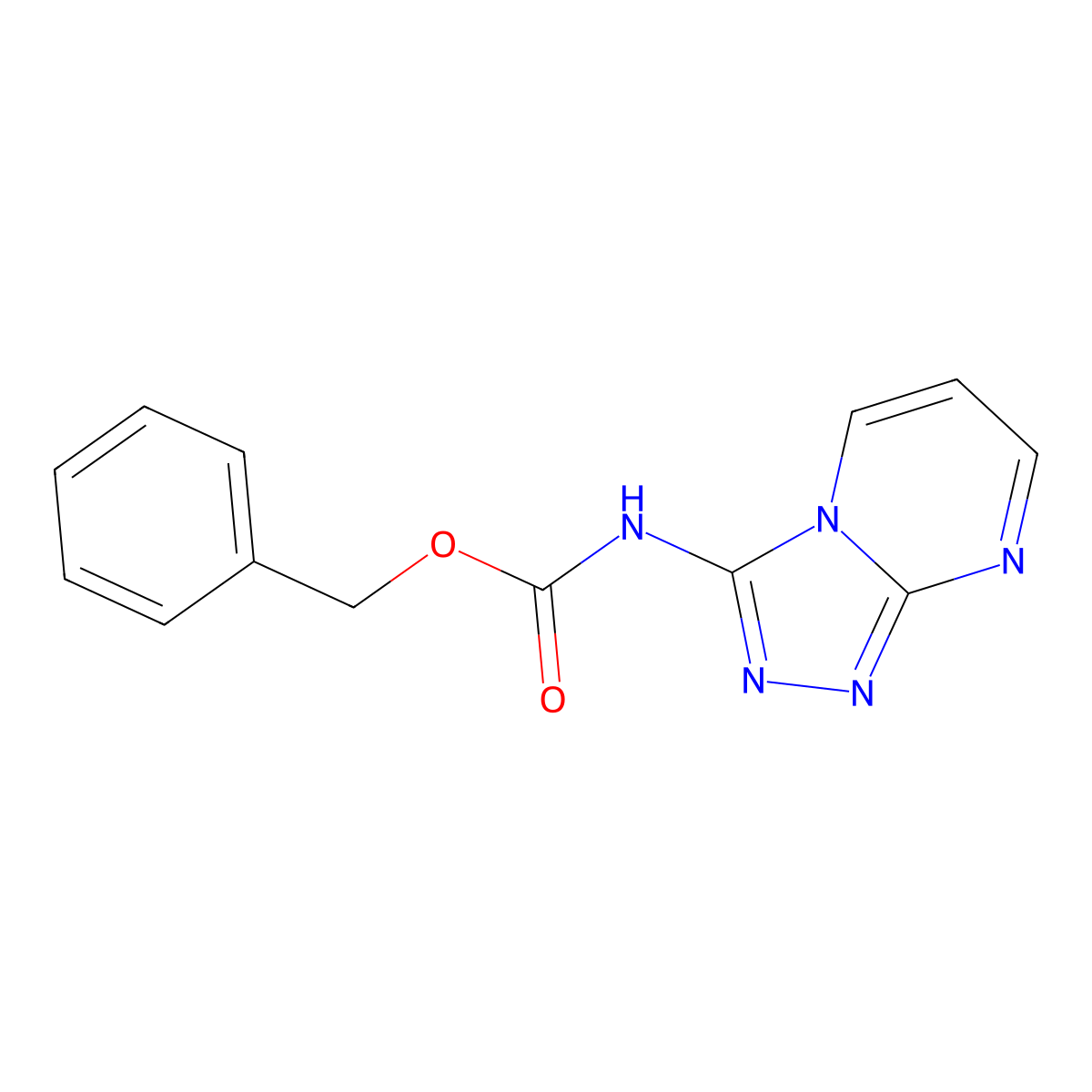 benzyl N-{[1,2,4]triazolo[4,3-a]pyrimidin-3-yl}carbamate molecular structure, CAS 2694722-48-8
