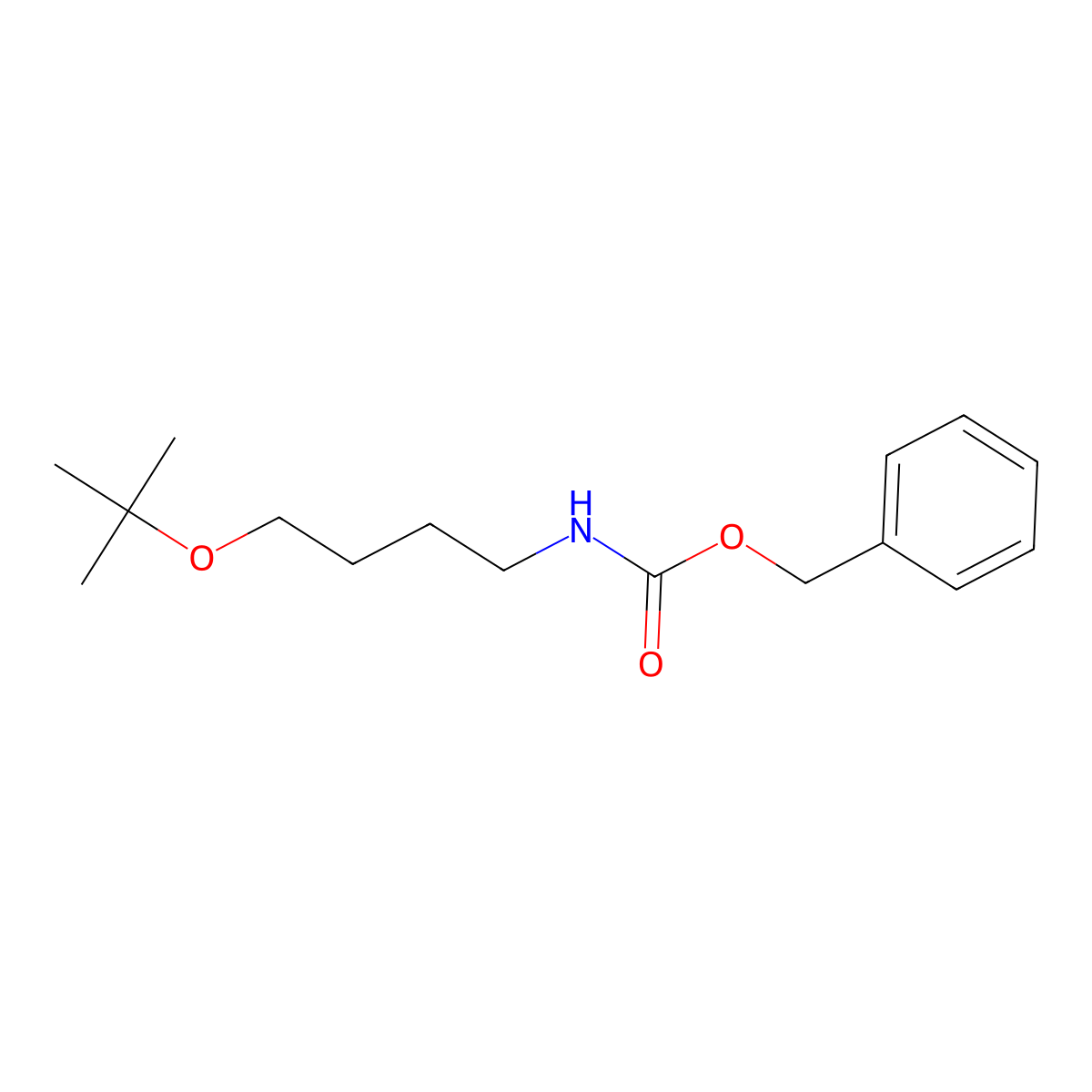 benzyl N-[4-(tert-butoxy)butyl]carbamate molecular structure, CAS 2694723-49-2
