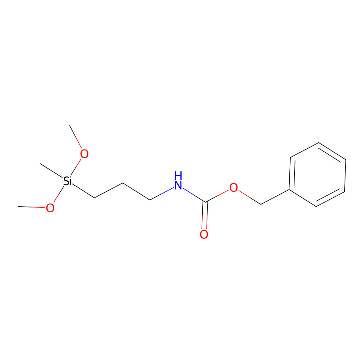 benzyl N-{3-[dimethoxy(methyl)silyl]propyl}carbamate molecular structure, CAS 2694725-04-5