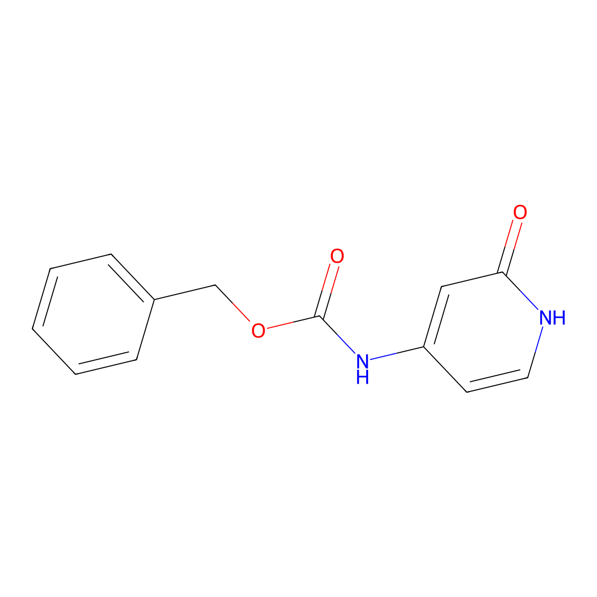 benzyl N-(2-oxo-1,2-dihydropyridin-4-yl)carbamate molecular structure, CAS 2694731-65-0