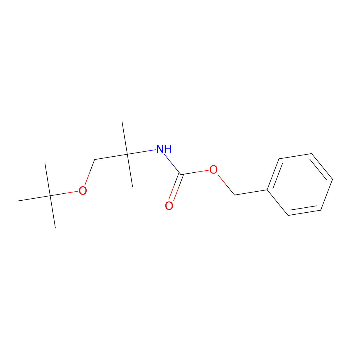 benzyl N-[1-(tert-butoxy)-2-methylpropan-2-yl]carbamate molecular structure, CAS 2694731-69-4