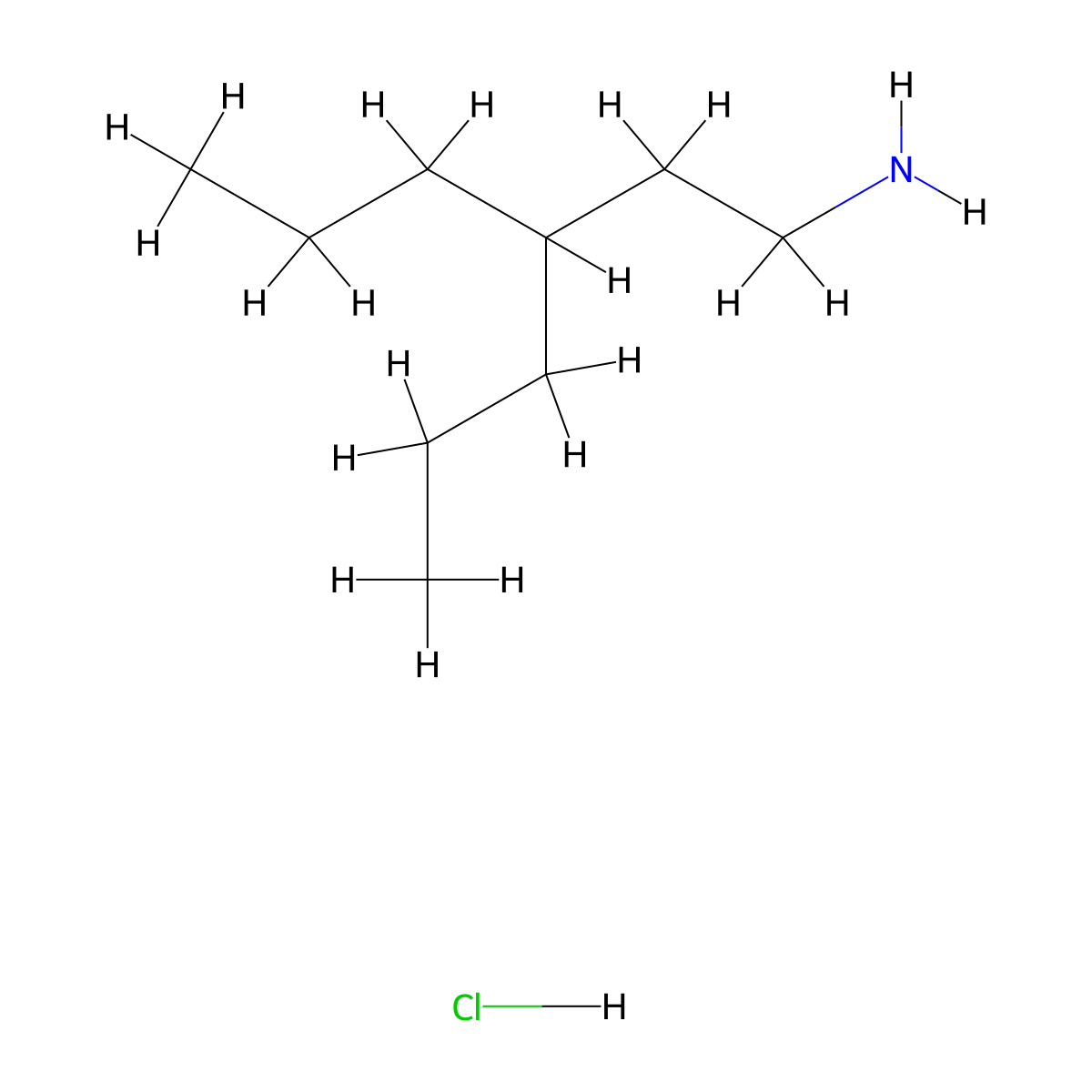 4-(2-Aminoethyl)heptane hydrochloride molecular structure, CAS 2694734-72-8