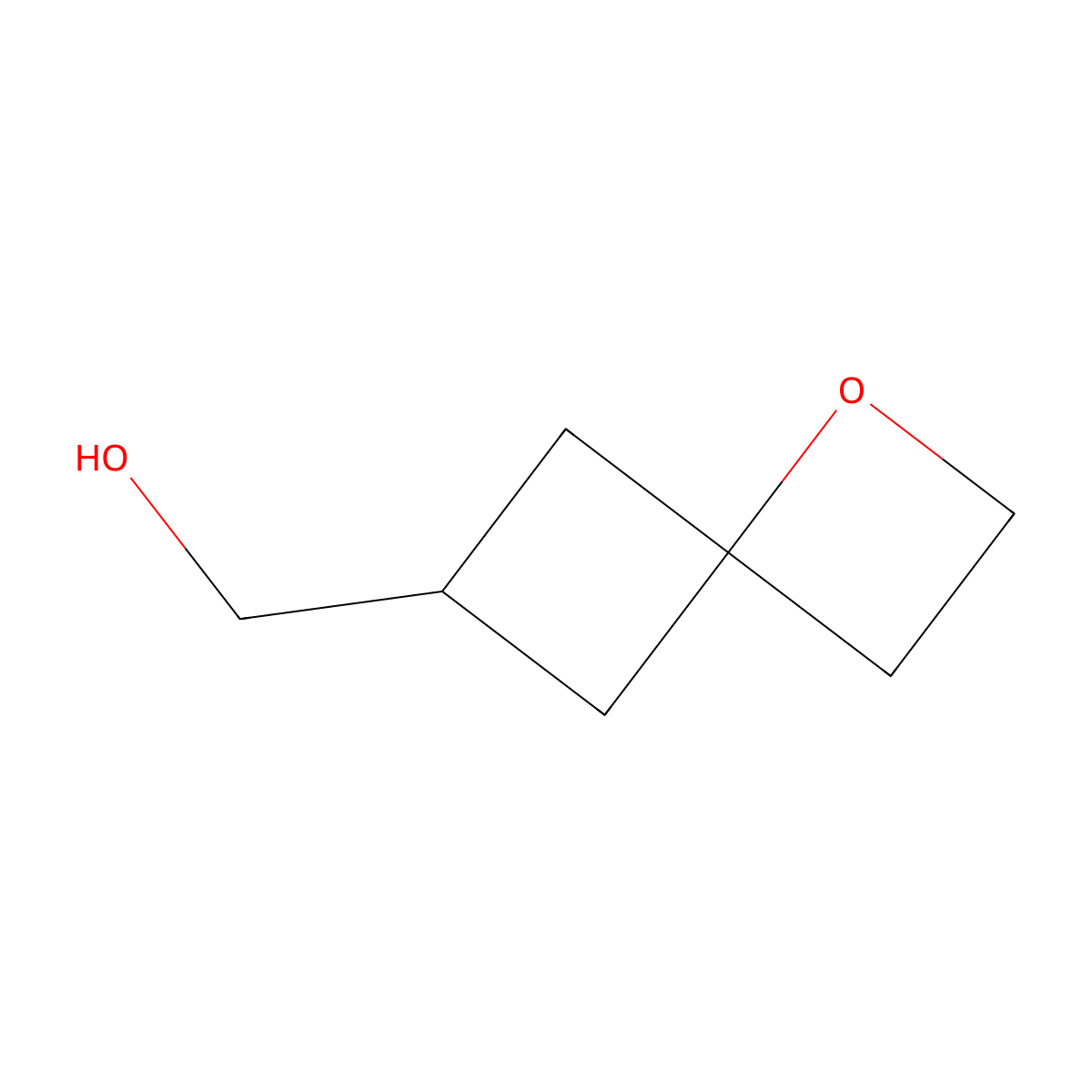 {1-Oxaspiro[3.3]heptan-6-yl}methanol molecular structure, CAS 2694735-07-2