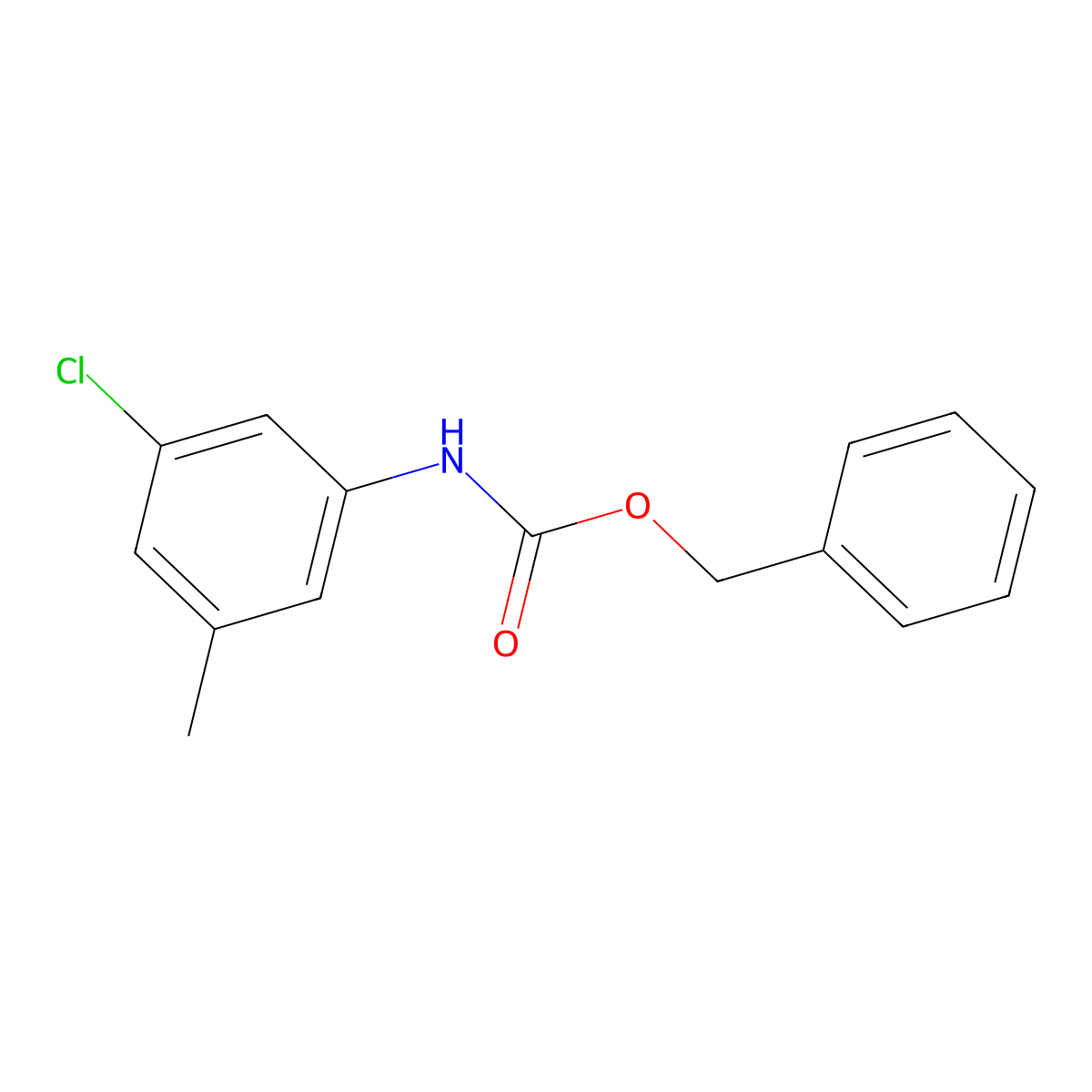 benzyl N-(3-chloro-5-methylphenyl)carbamate molecular structure, CAS 2694745-74-7