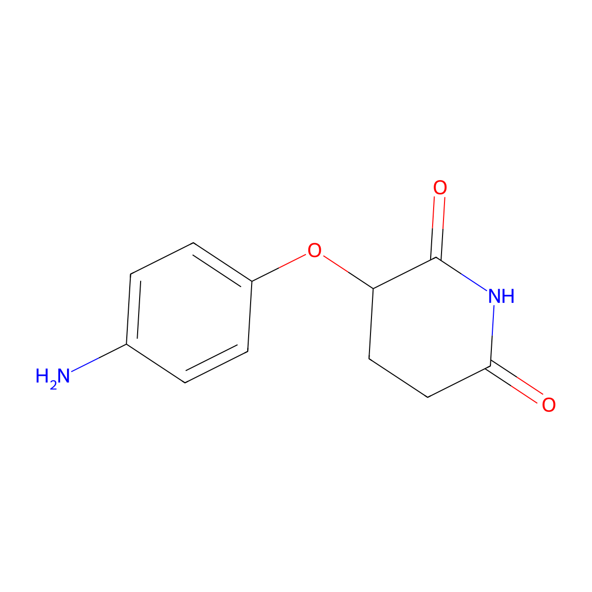 3-(4-Aminophenoxy)piperidine-2,6-dione molecular structure, CAS 2694745-90-7