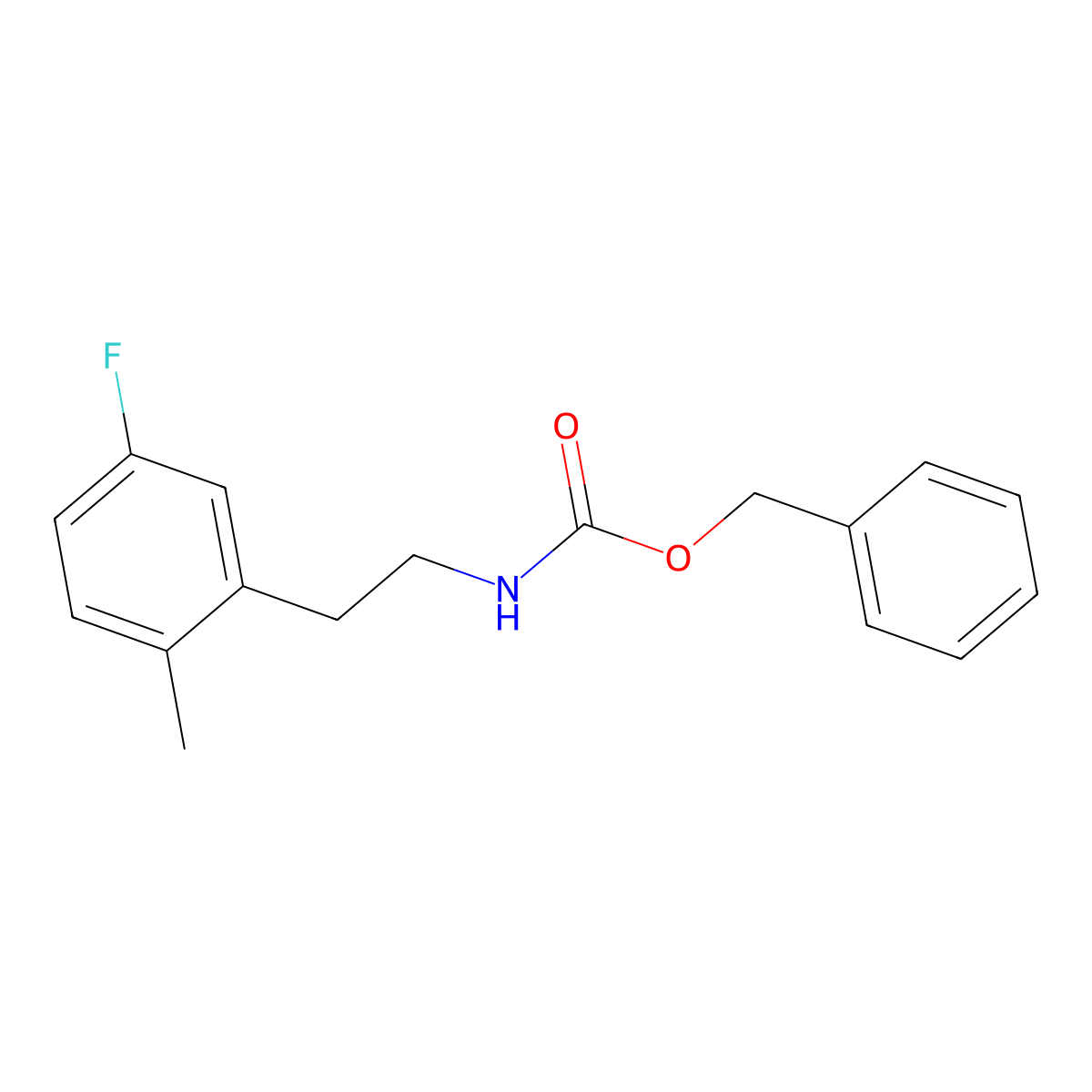 benzyl N-[2-(5-fluoro-2-methylphenyl)ethyl]carbamate molecular structure, CAS 2694747-13-0