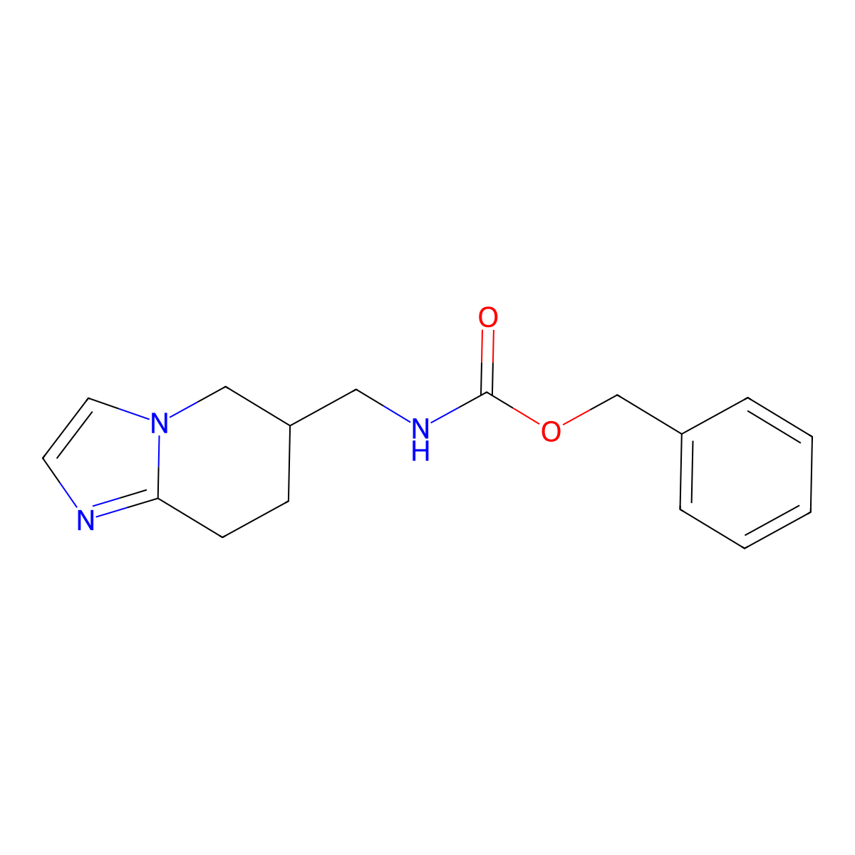 benzyl N-({5H,6H,7H,8H-imidazo[1,2-a]pyridin-6-yl}methyl)carbamate molecular structure, CAS 2694747-53-8