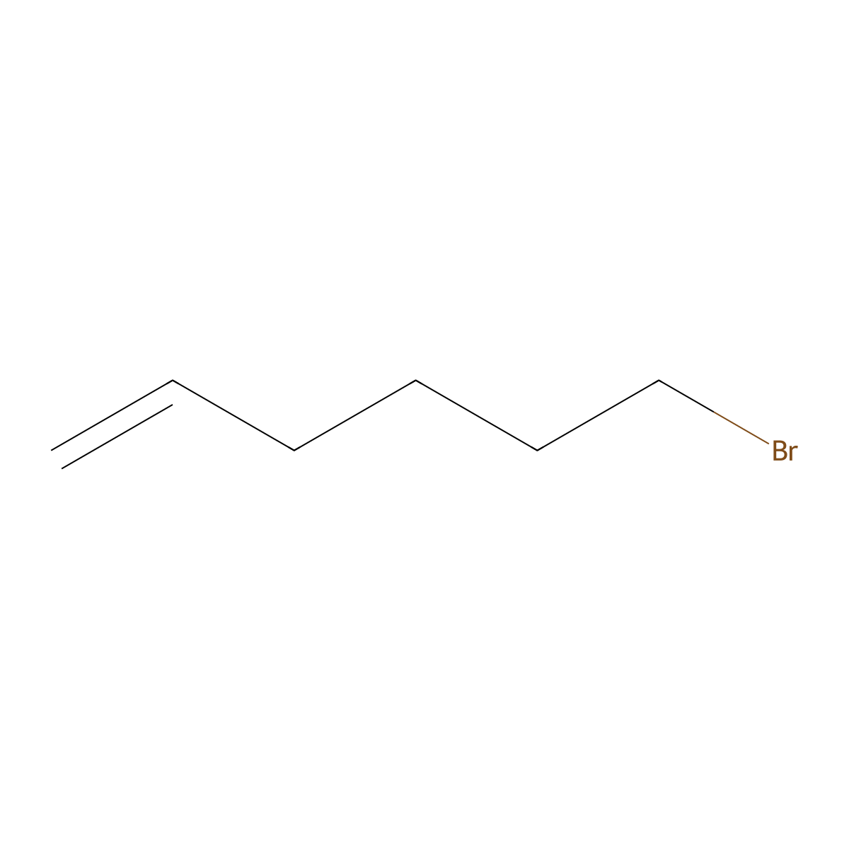 6-Bromo-1-hexene molecular structure, CAS 2695-47-8