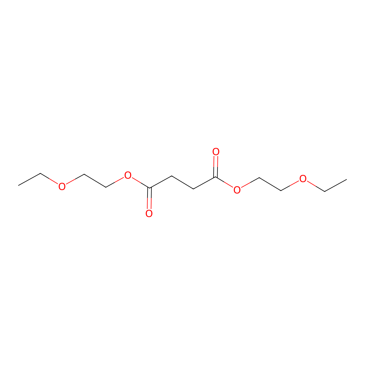 Diethoxyethyl succinate molecular structure, CAS 26962-29-8