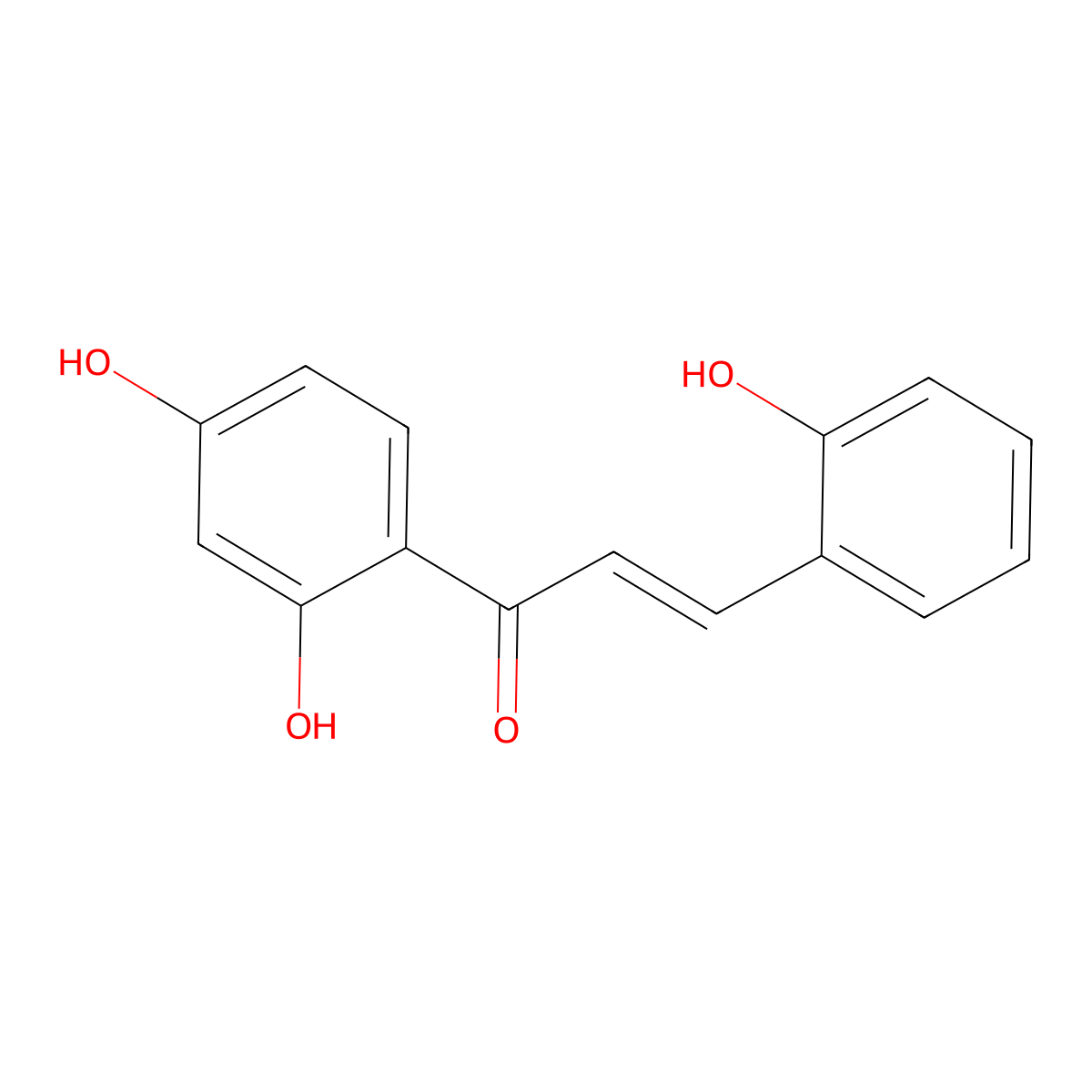 2,2',4'-Trihydroxychalcone molecular structure, CAS 26962-50-5