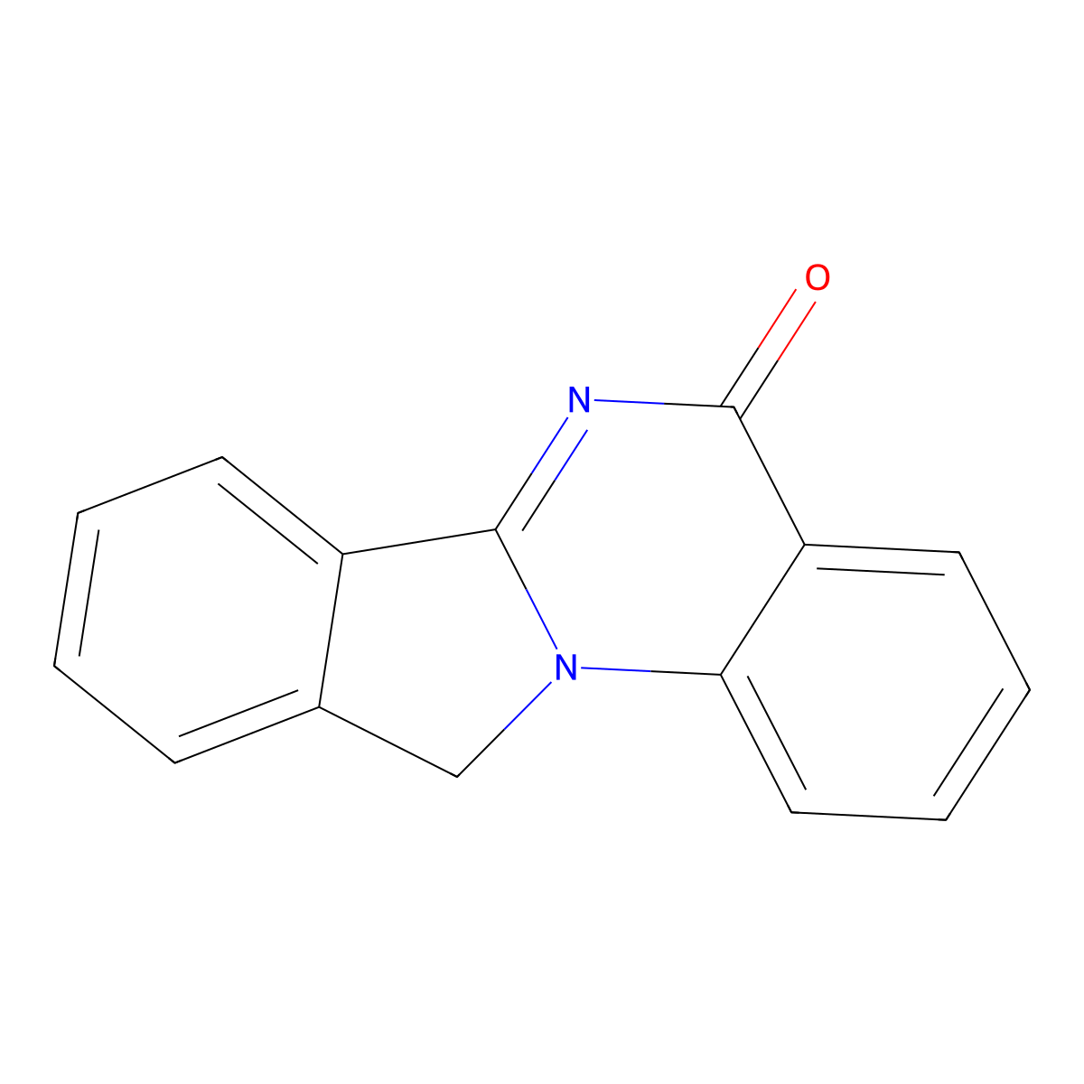 5H,11H-isoindolo[2,1-a]quinazolin-5-one molecular structure, CAS 26963-23-5