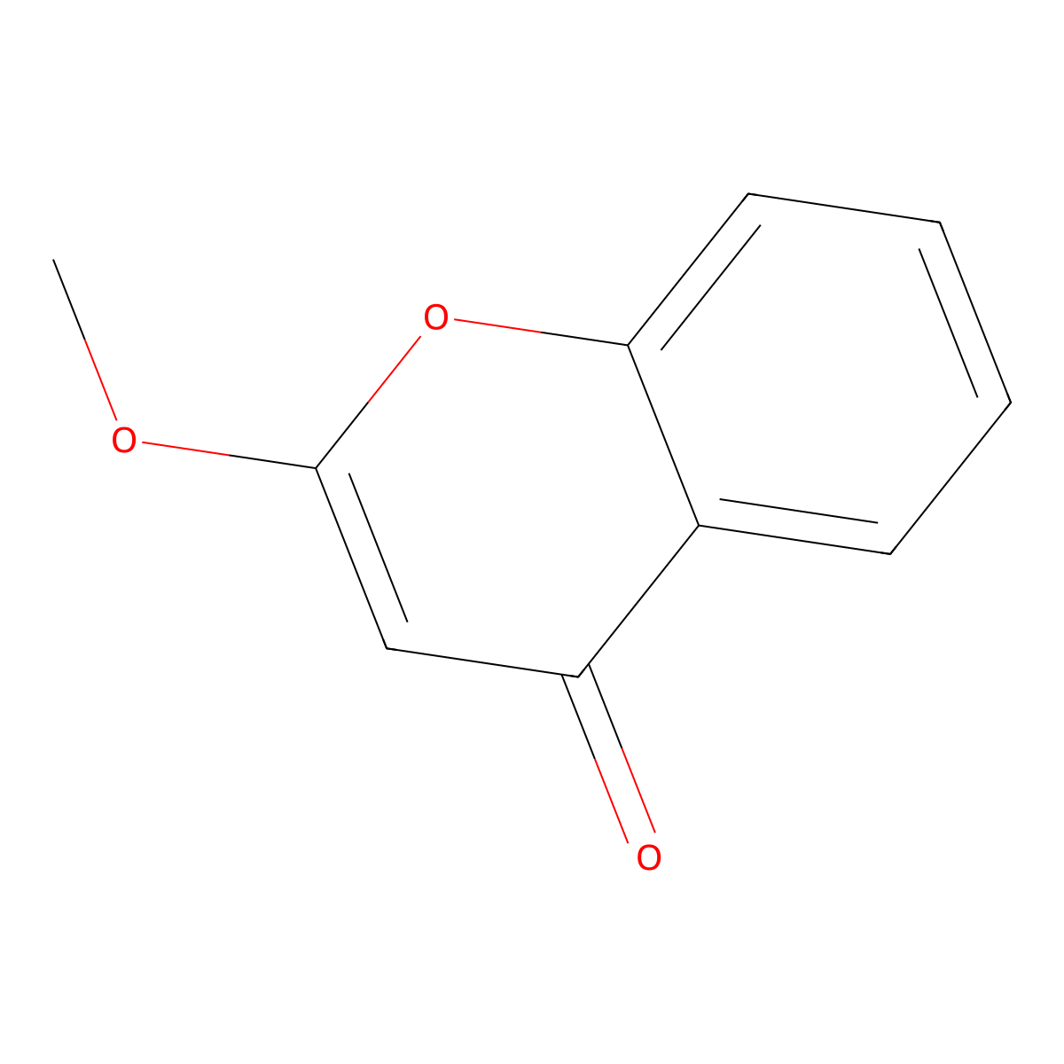 2-Methoxy-4H-1-benzopyran-4-one molecular structure, CAS 26964-19-2
