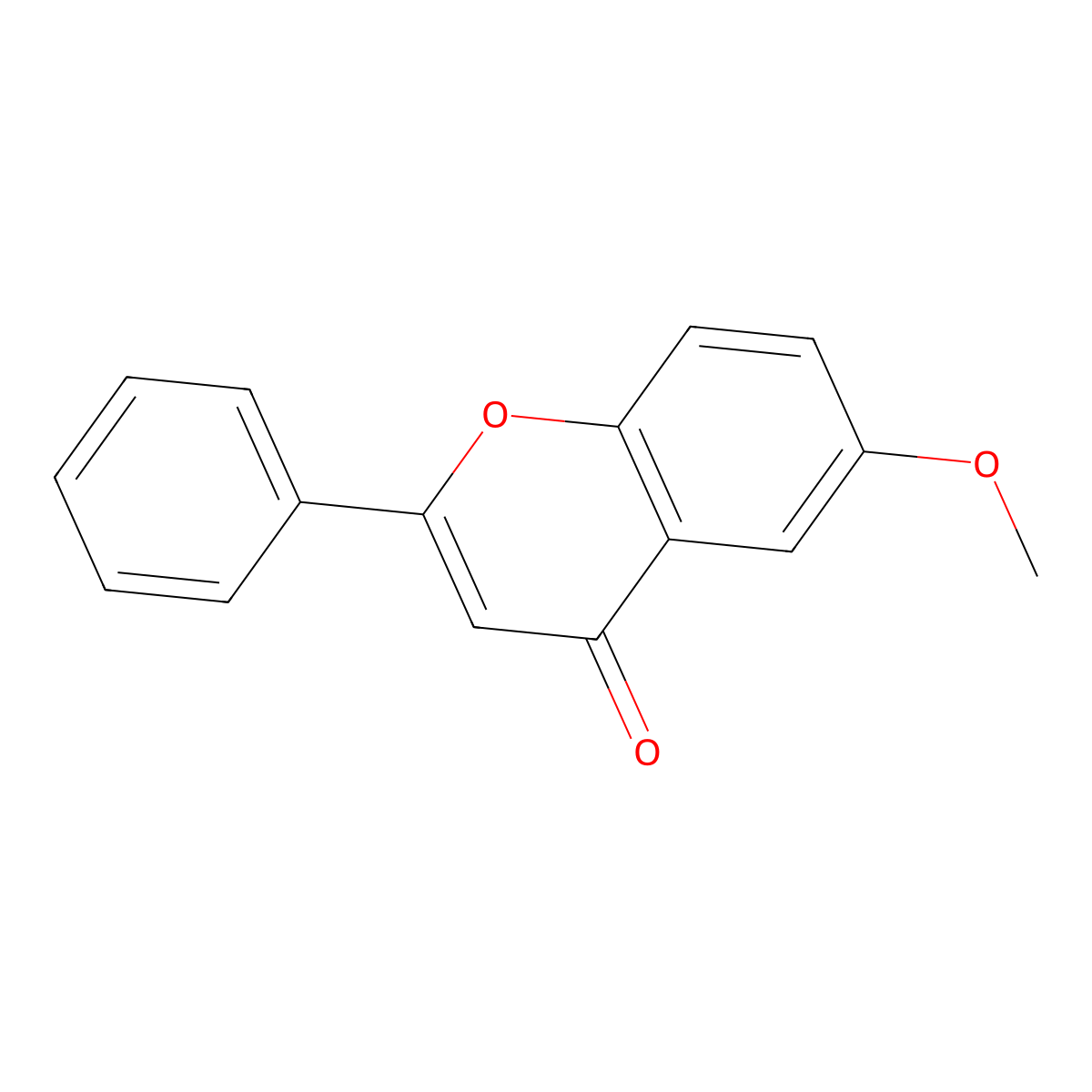 6-Methoxyflavone molecular structure, CAS 26964-24-9